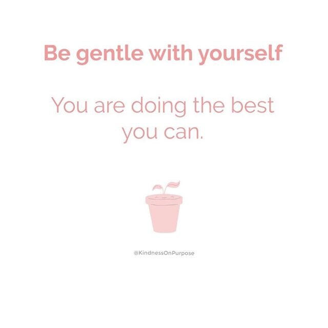 Can you be gentle with yourself? I know it&rsquo;s something I struggle with. There are times ⏰ in all our lives when we really need to double down on being gentle with ourselves. Your body and your 🧠 brain will always tell you when those times are 