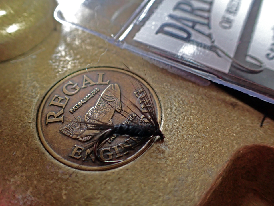 The simple black gnat fly