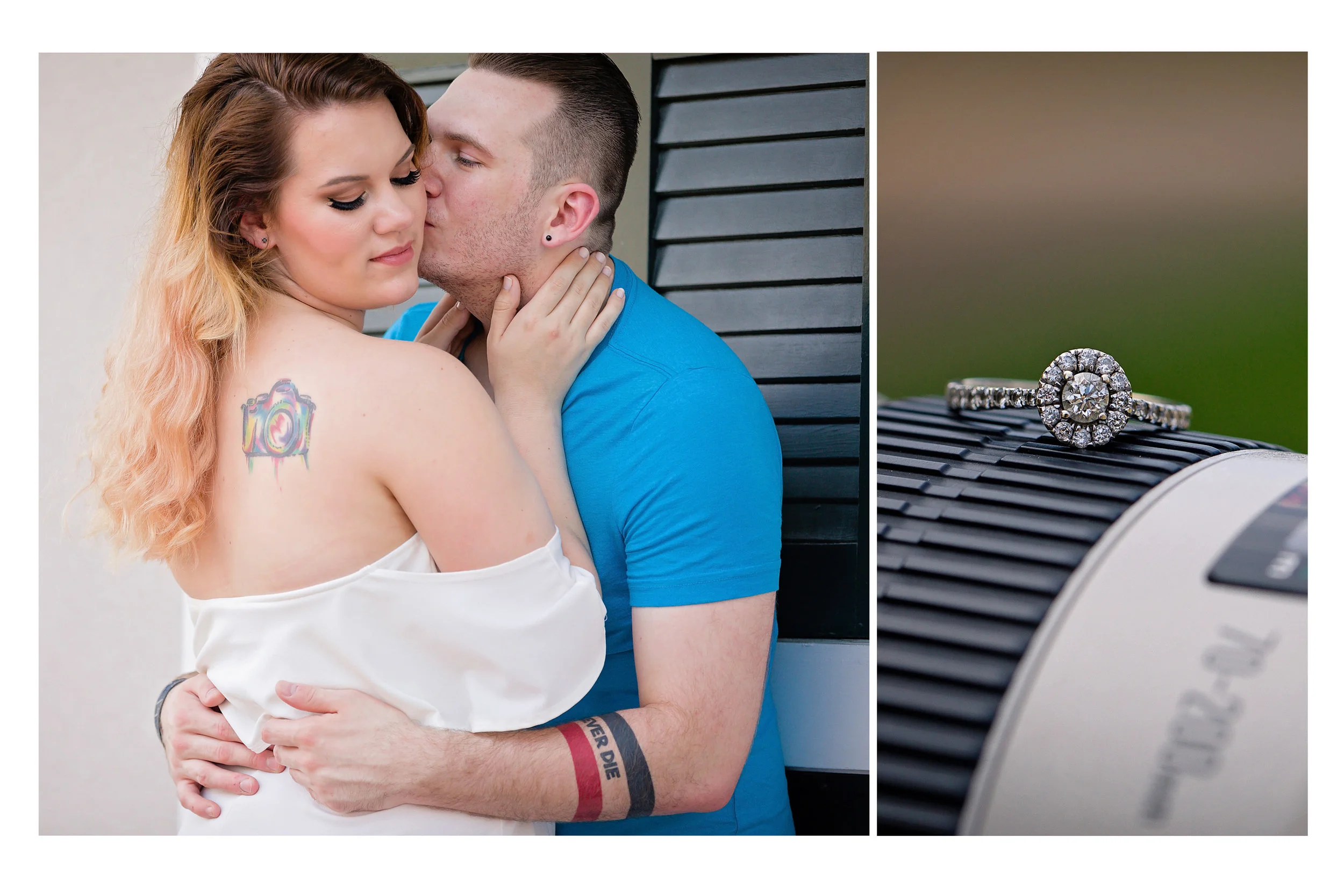 The Proposal Story Michael's planned was to proposed Lauren on New Year's day but he couldn't wait any longer that he proposed to her on October 20th, 2016. He got his brother & Lauren's sister involved on the proposal preparation. His brother was helping him prepped the house that him & Lauren were going to live in. Her sister made a big poster for the big question, little loving decorations on the wall, rose petals on the floor and their favorite love song was playing. He popped the question & Lauren said " YES ".