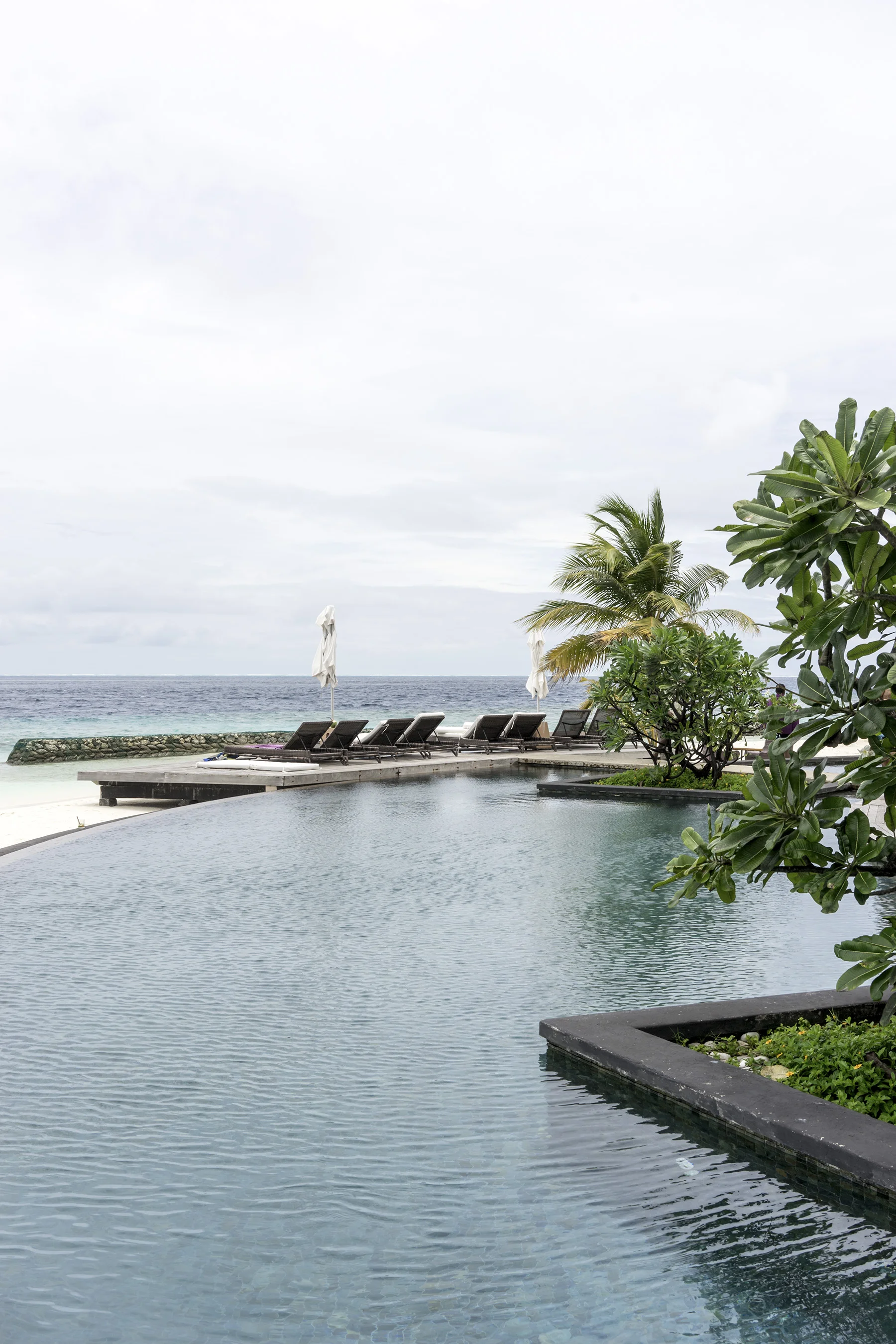 The pool. 