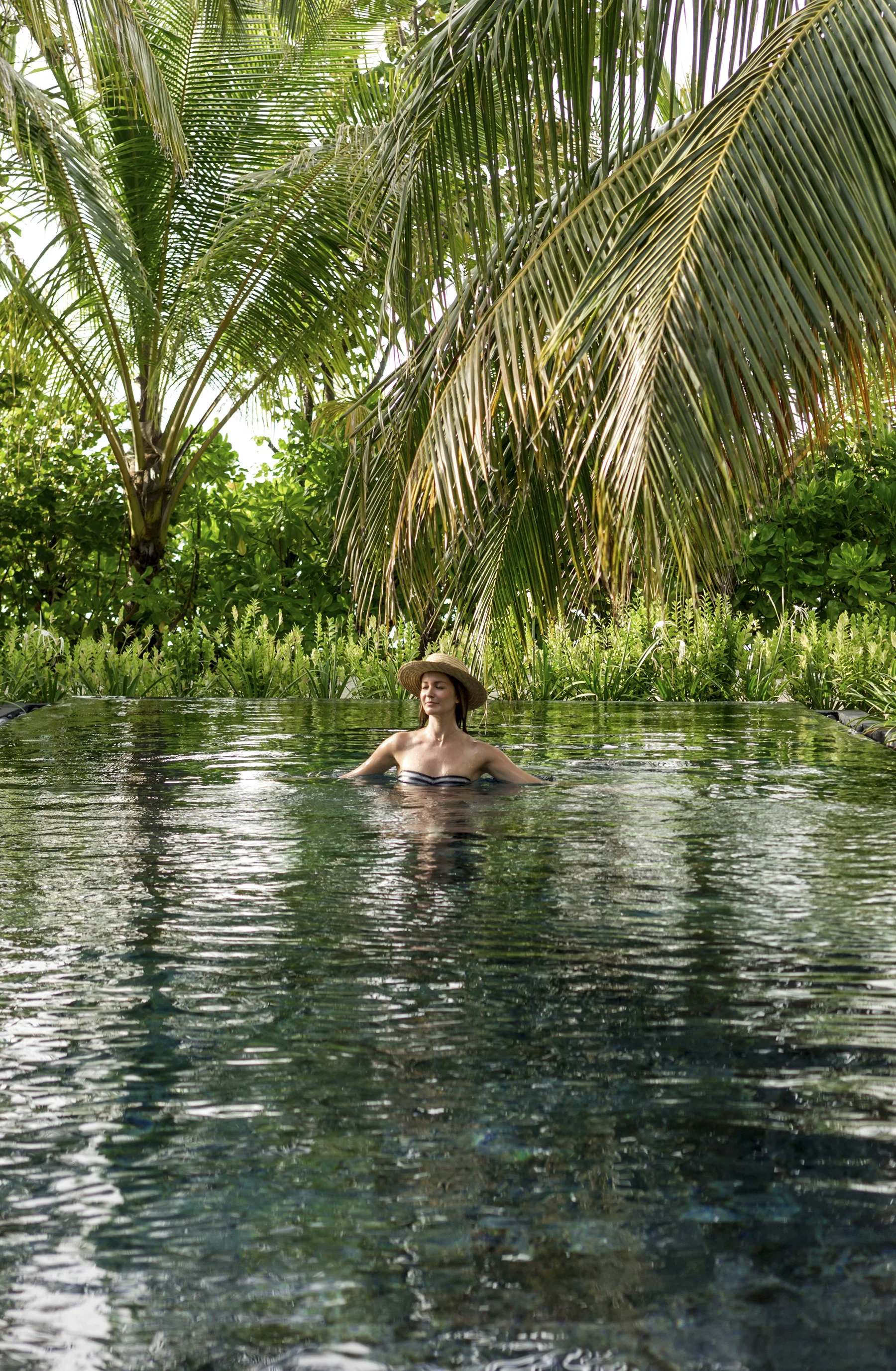 The pool at the presidential villa 