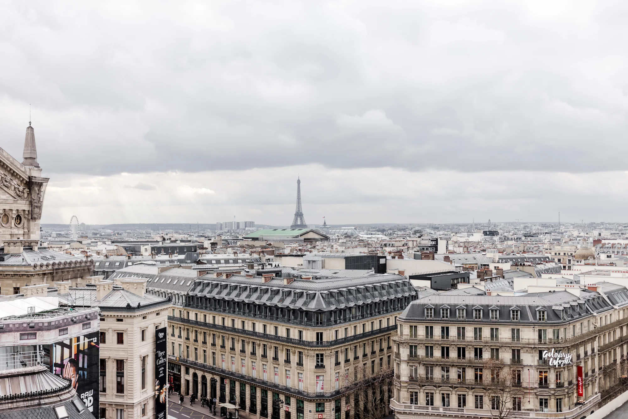 The view from the terrace!