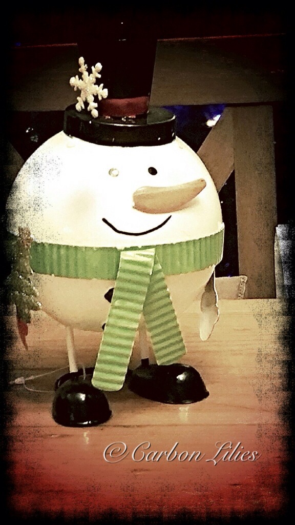 A Carbon Family ornament... Snowball fight