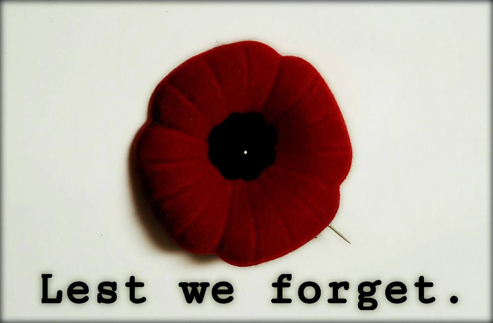 Lest We Forget