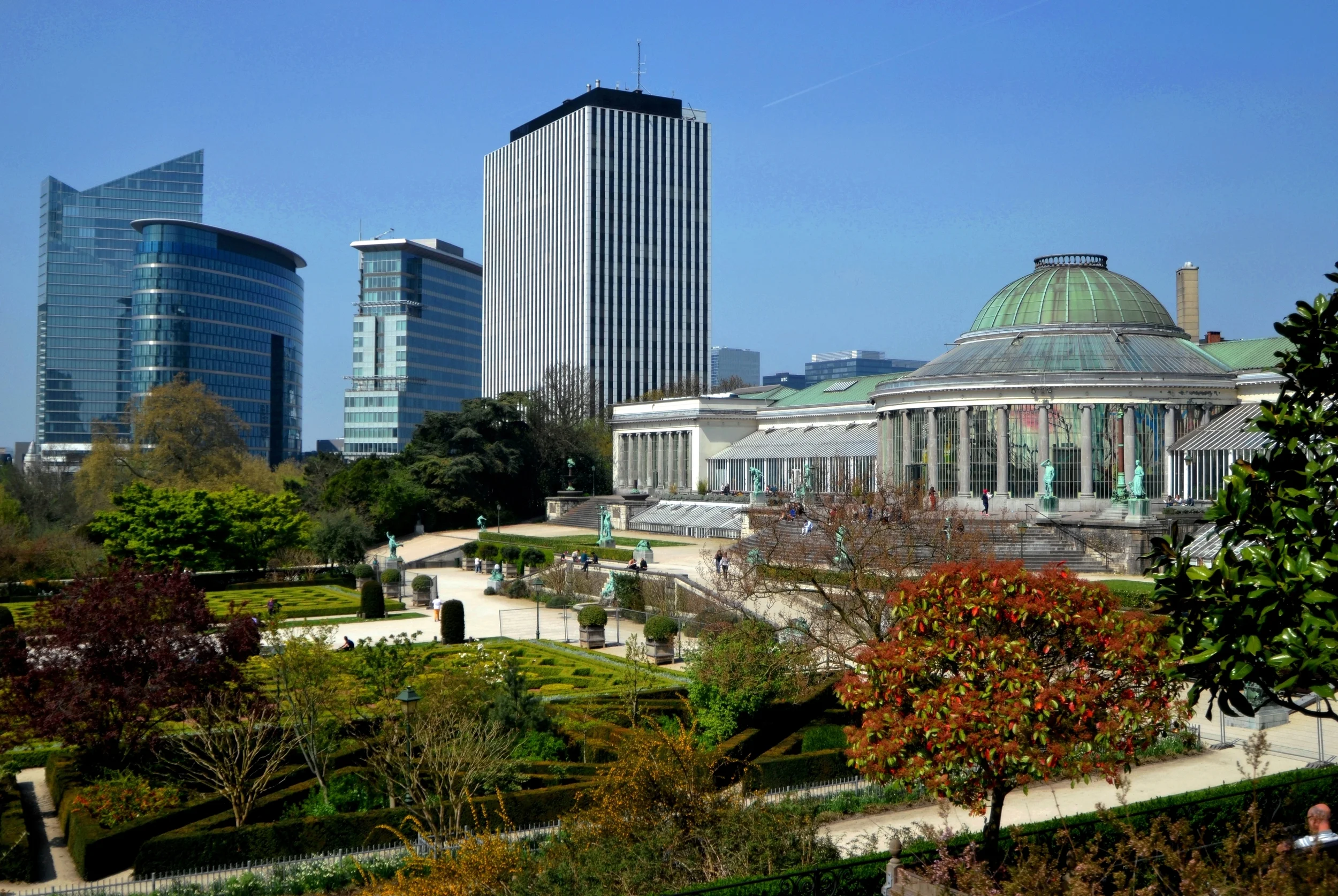 The Botanical Garden of Brussels - which looks suspiciously like something out of Logan's Run. 