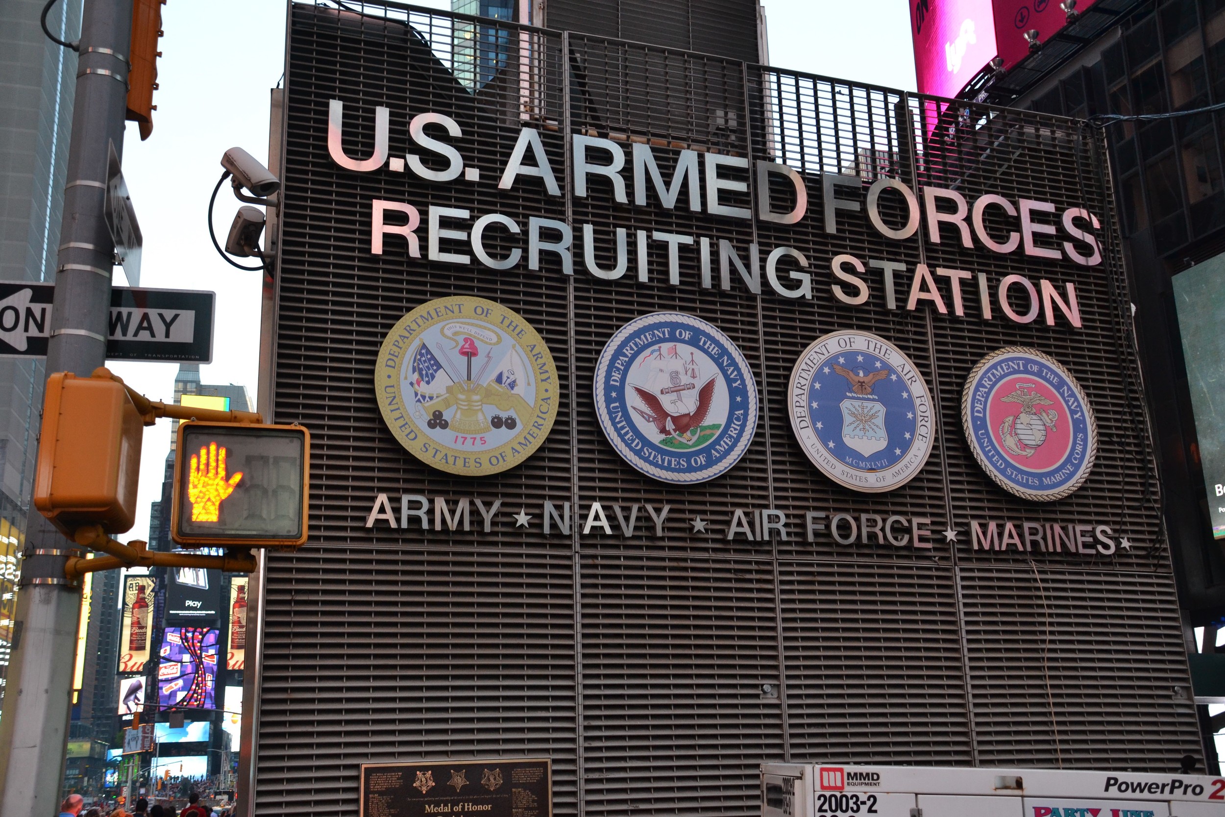 Time Square. Not quite the iconic shot I planned on taking.