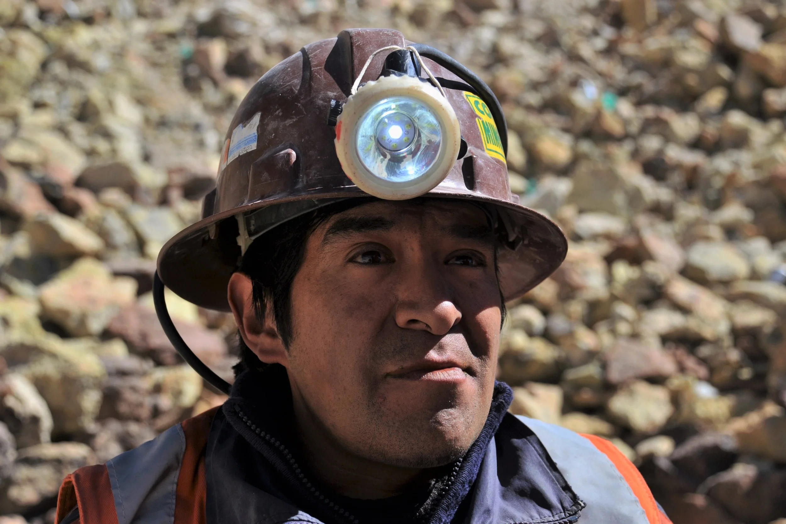 Antonio, a former miner and current mine guide.
