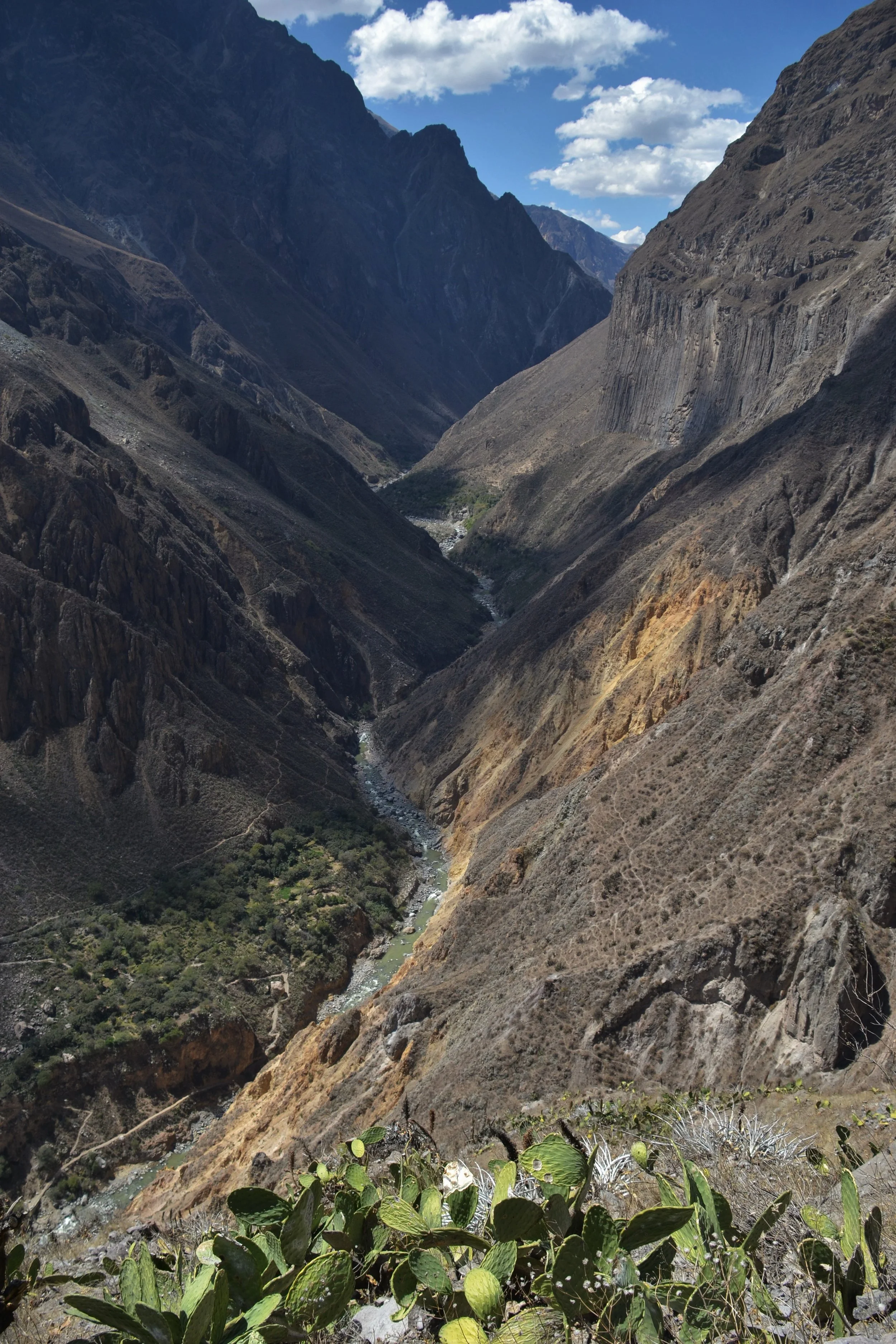 The Colca Canyon.