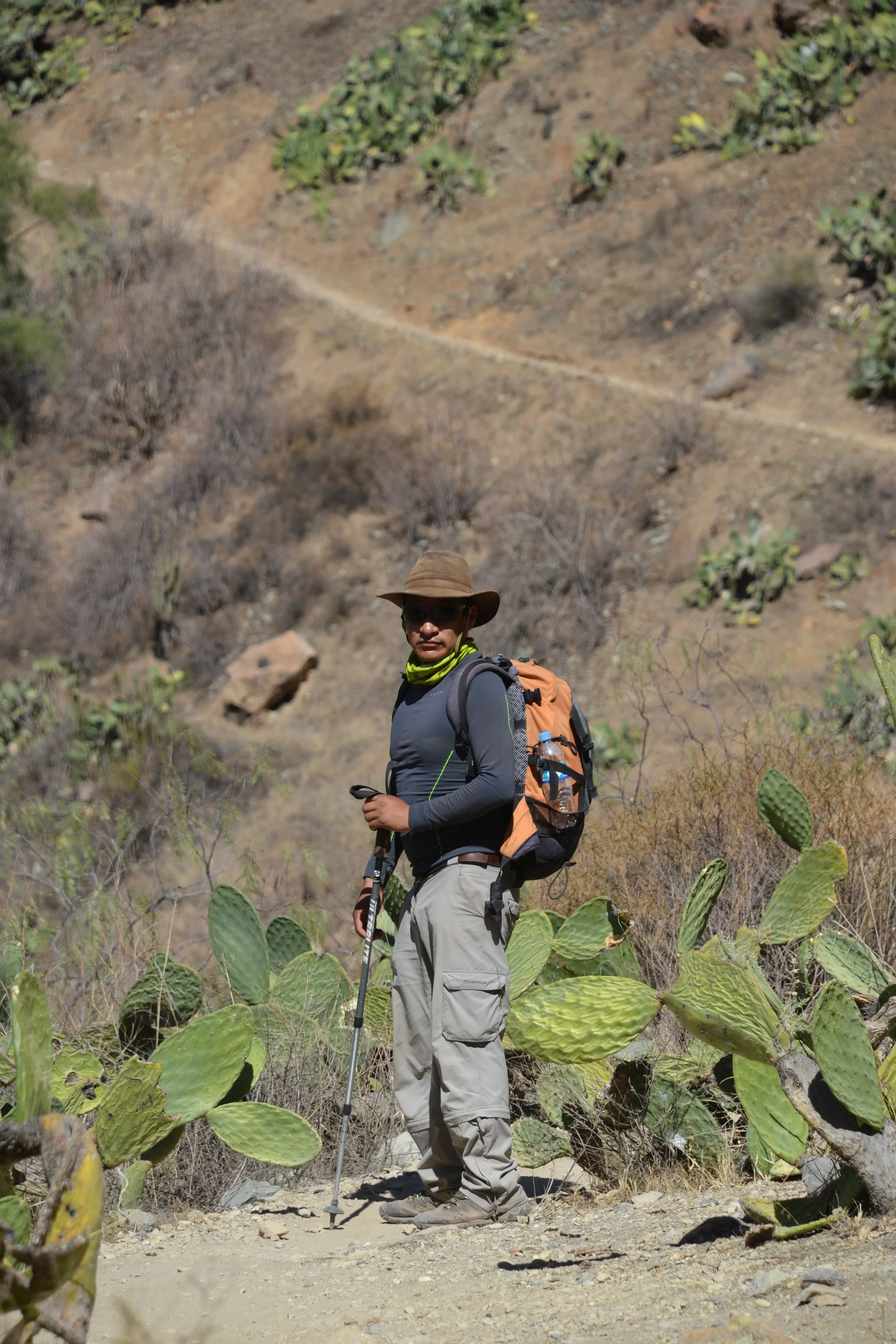 My guide and his hat.