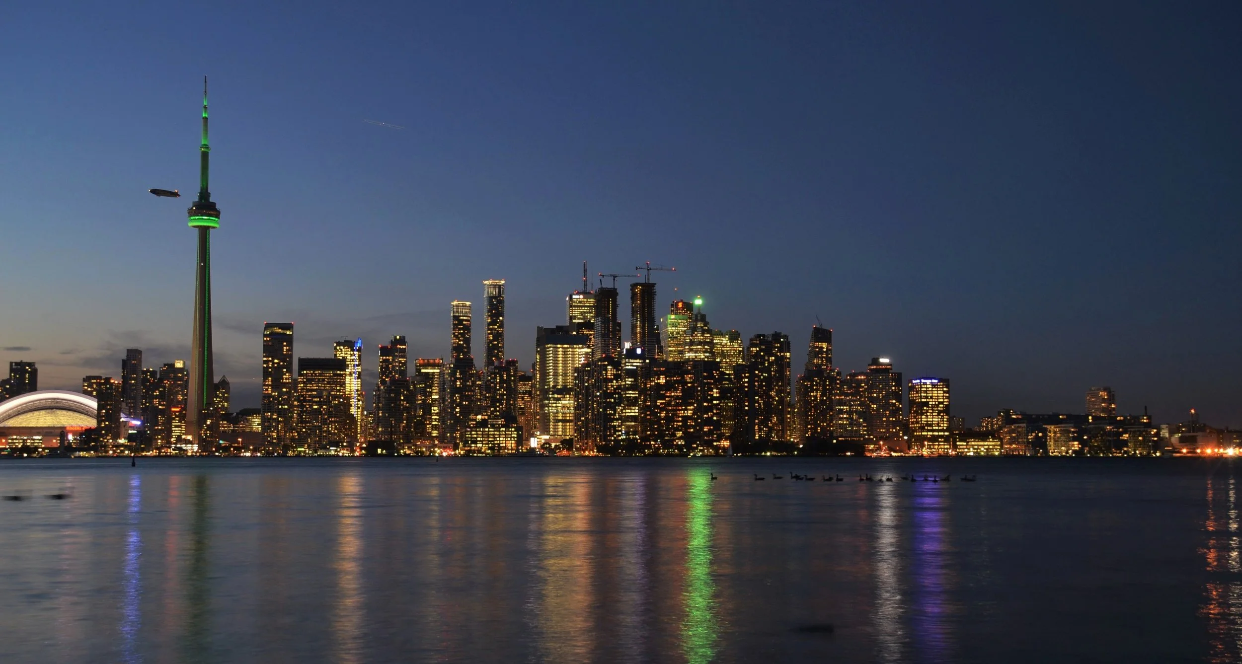 Toronto at night.
