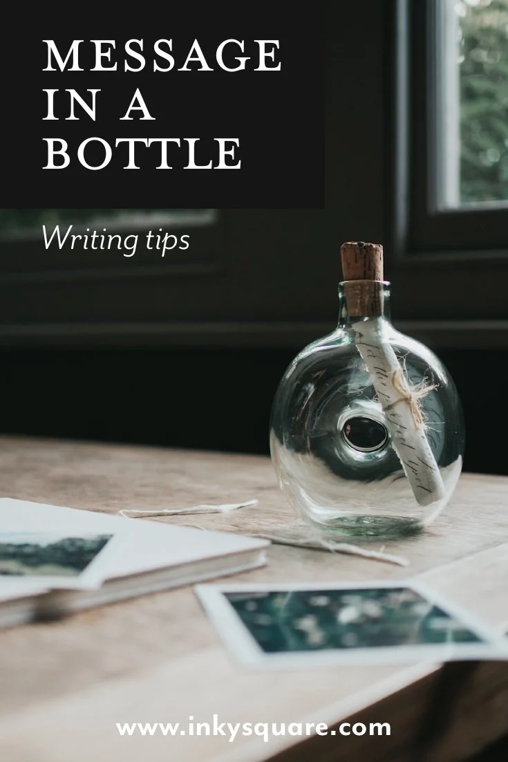 Message In A Bottle Writing Tips Inky Square Calligraphy Bookbinding