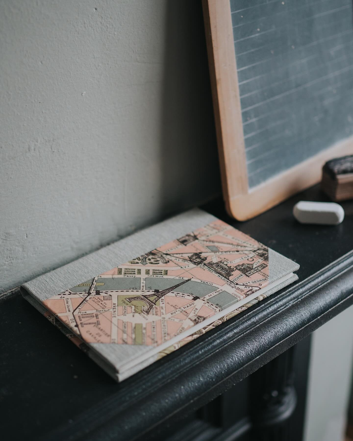 One I made earlier&hellip; I am immersed in bookbinding this week, and utterly, happily, exhausted. It feels good to simply focus on learning and making for a little while.
.
.
.
.
.
 #paperintheframe #vintagefeeling #handbound #slowmade #handboundjo