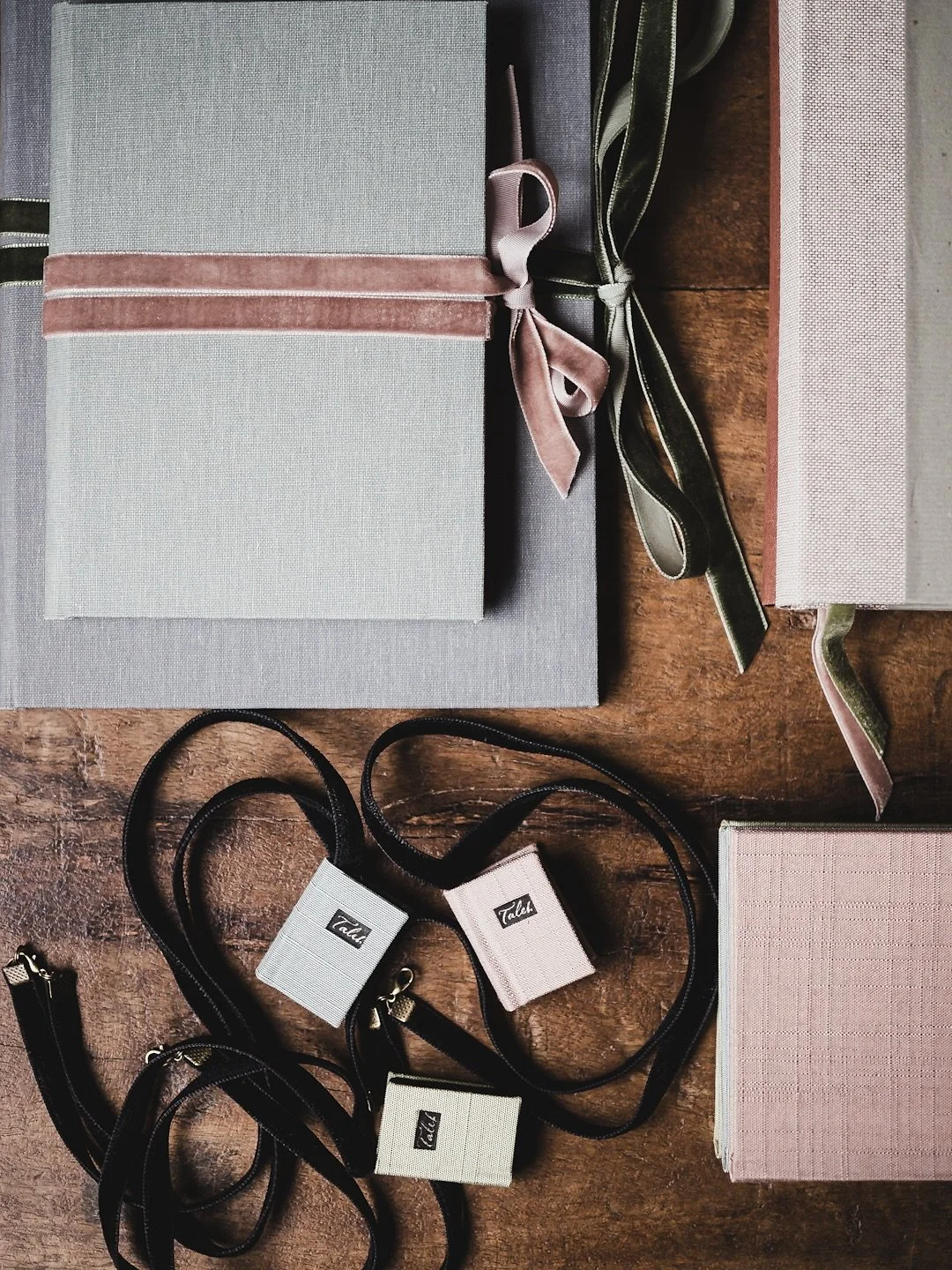 Introducing&hellip; the Versailles Collection: notebooks and miniature book necklaces in assorted pastel tones, with touches of silk, velvet and gold. I have given them French names: F&eacute;erie, Tr&eacute;sor, Esquisse and Arabesque. They are a li