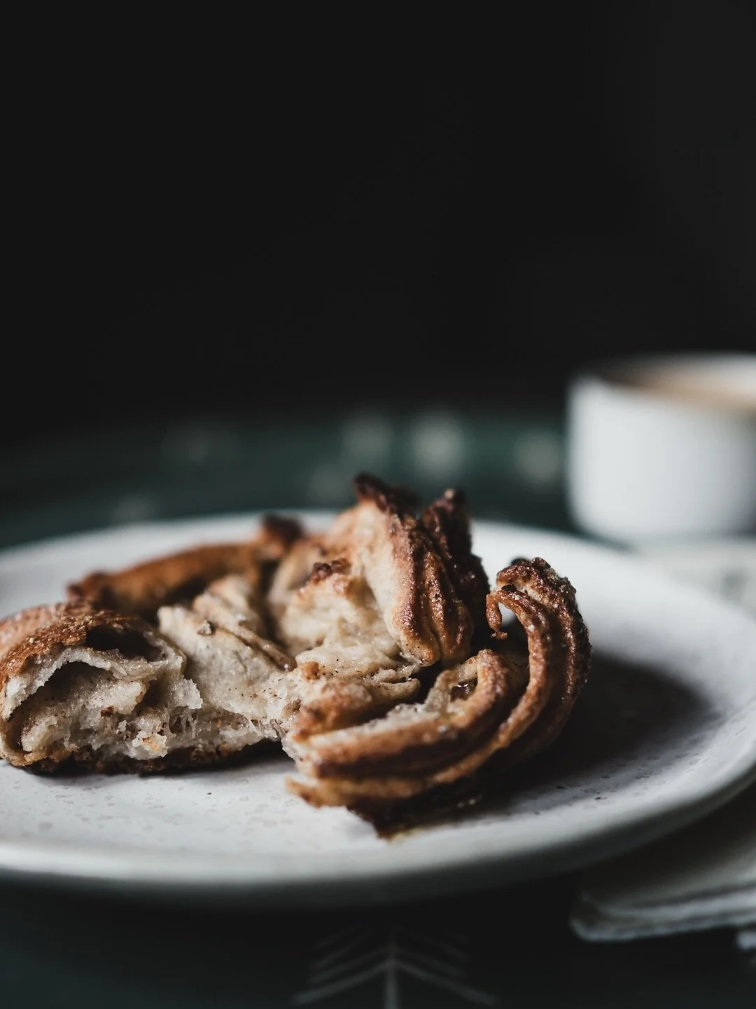 First attempt at gluten-free cardamom buns. I can&rsquo;t decide if they&rsquo;re a little underbaked and could have done with a lower oven temperature, or if there&rsquo;s another reason for how chewy they are on the inside. But they&rsquo;re a much