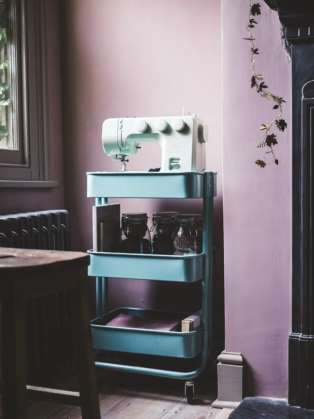 I&rsquo;m yet to sew anything, and my second non-rectangular knitting project was not entirely successful, but I have a knitting and sewing trolley now.