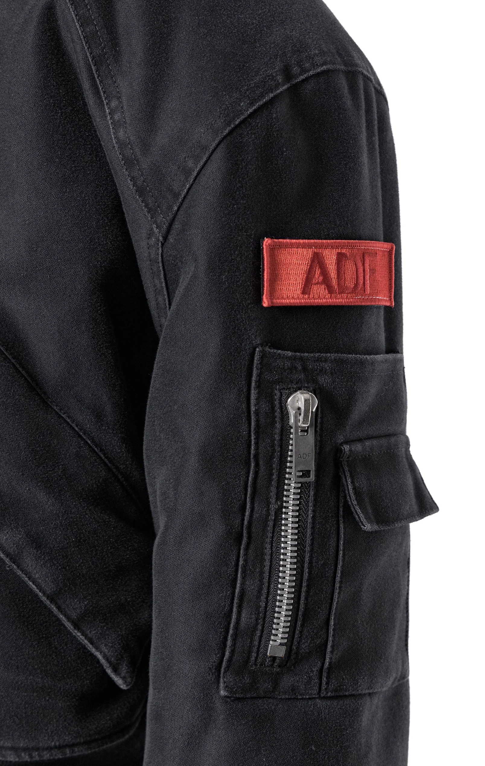 ARNODEFRANCE - RIOT MOLESKIN CROPPED BOMBER JACKET 06.jpg