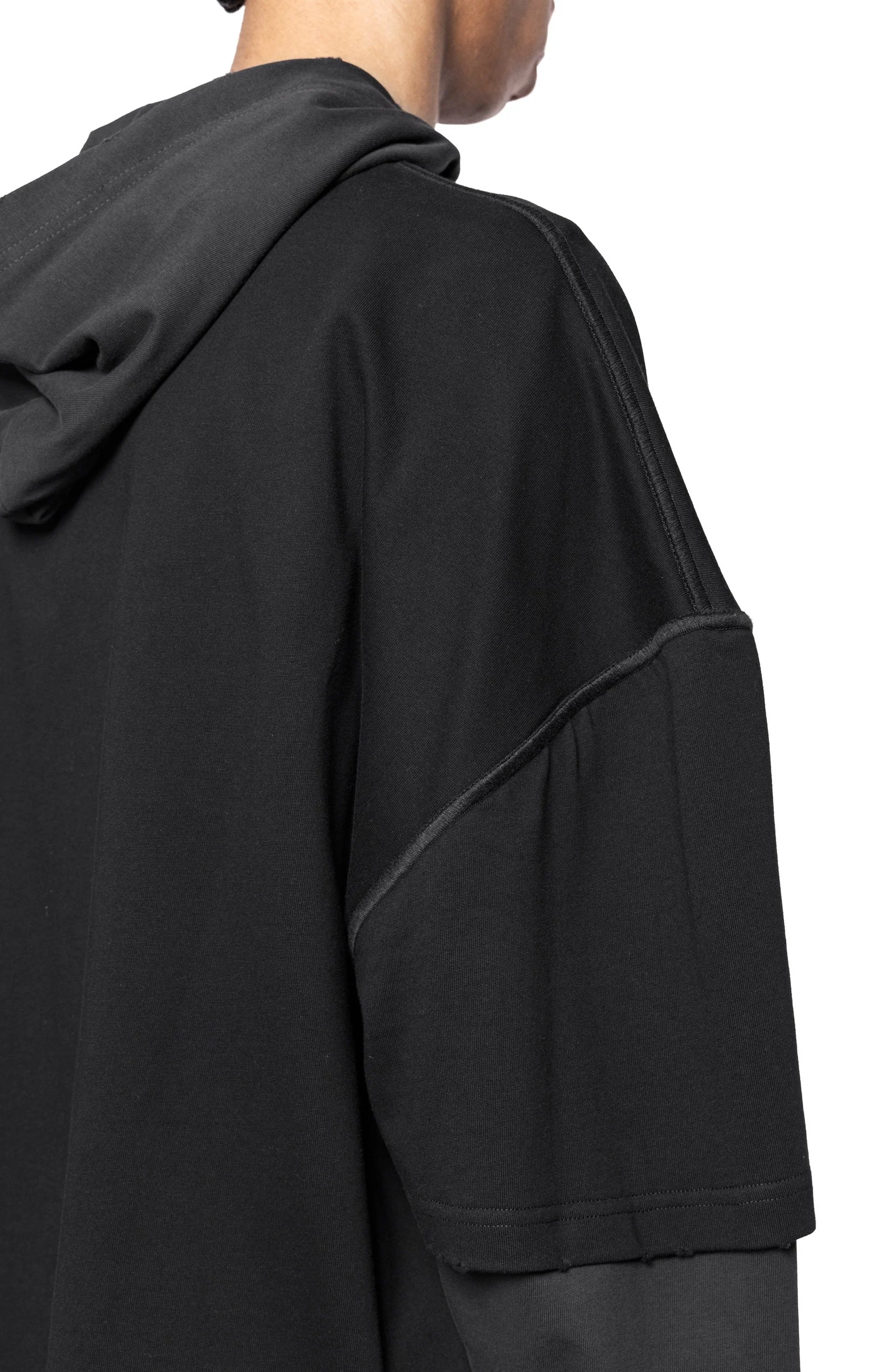 ARNODEFRANCE - HOODED TEE OVERLAPPED BLACK 07.jpg