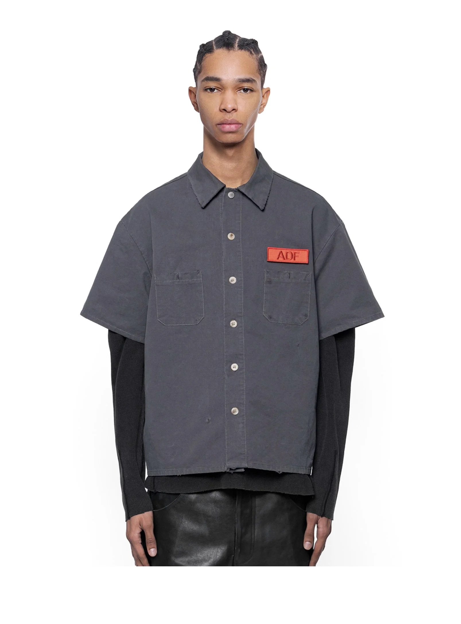 ARNODEFRANCE - WORK SS SHIRT NAVY 01.jpg