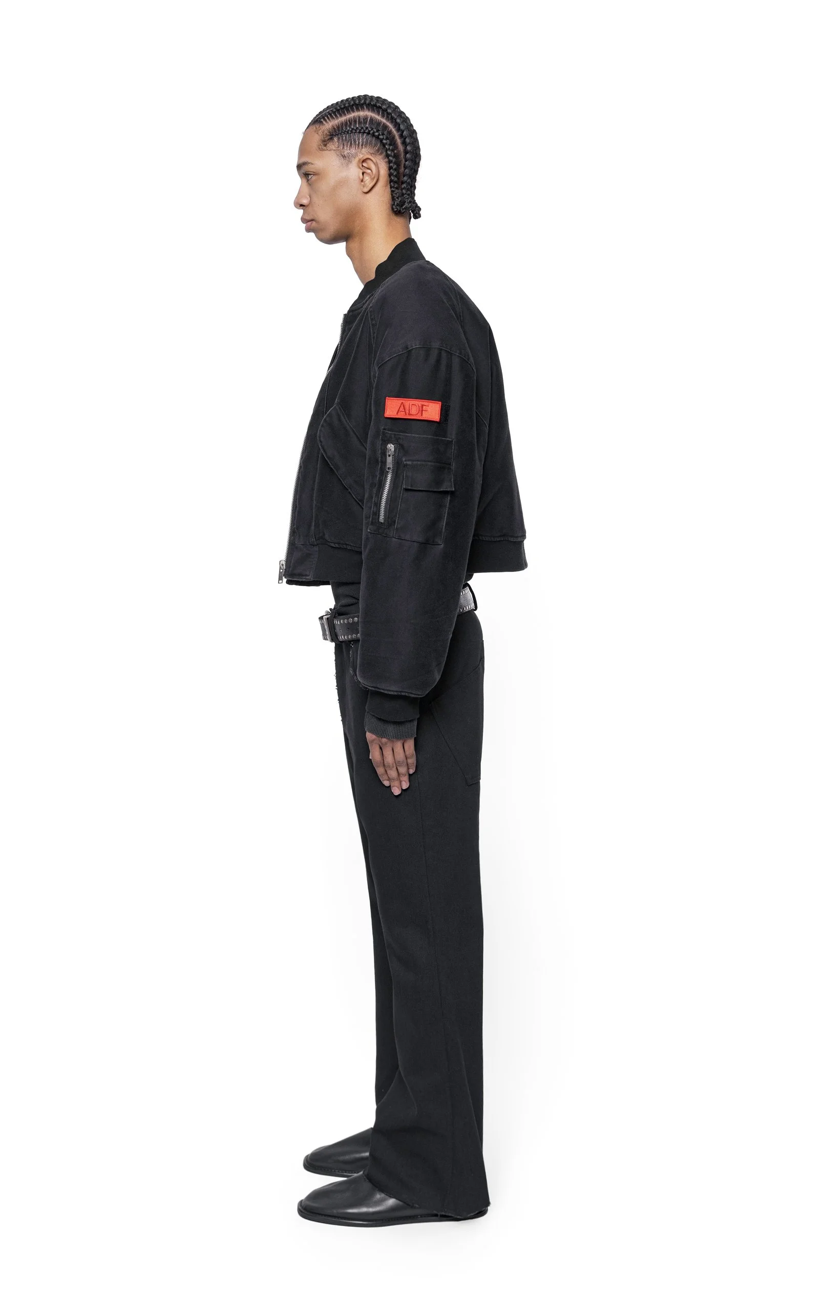 ARNODEFRANCE - DENIM FLARE JEANS BLACK 03.jpg