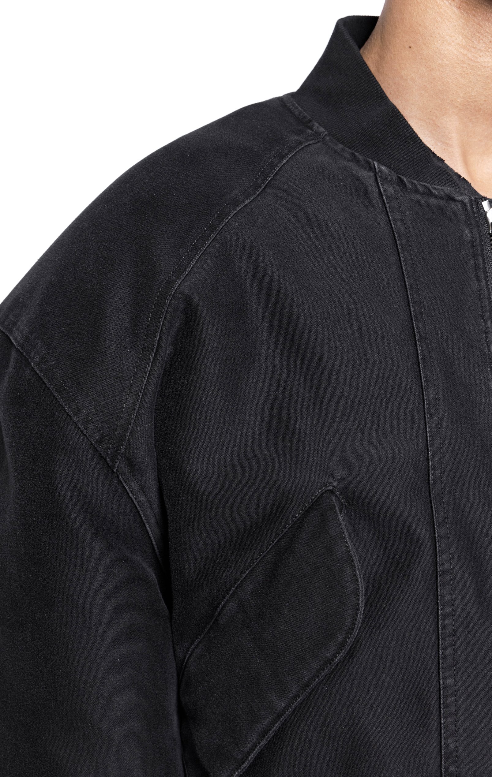 ARNODEFRANCE - RIOT MOLESKIN CROPPED BOMBER JACKET 05.jpg