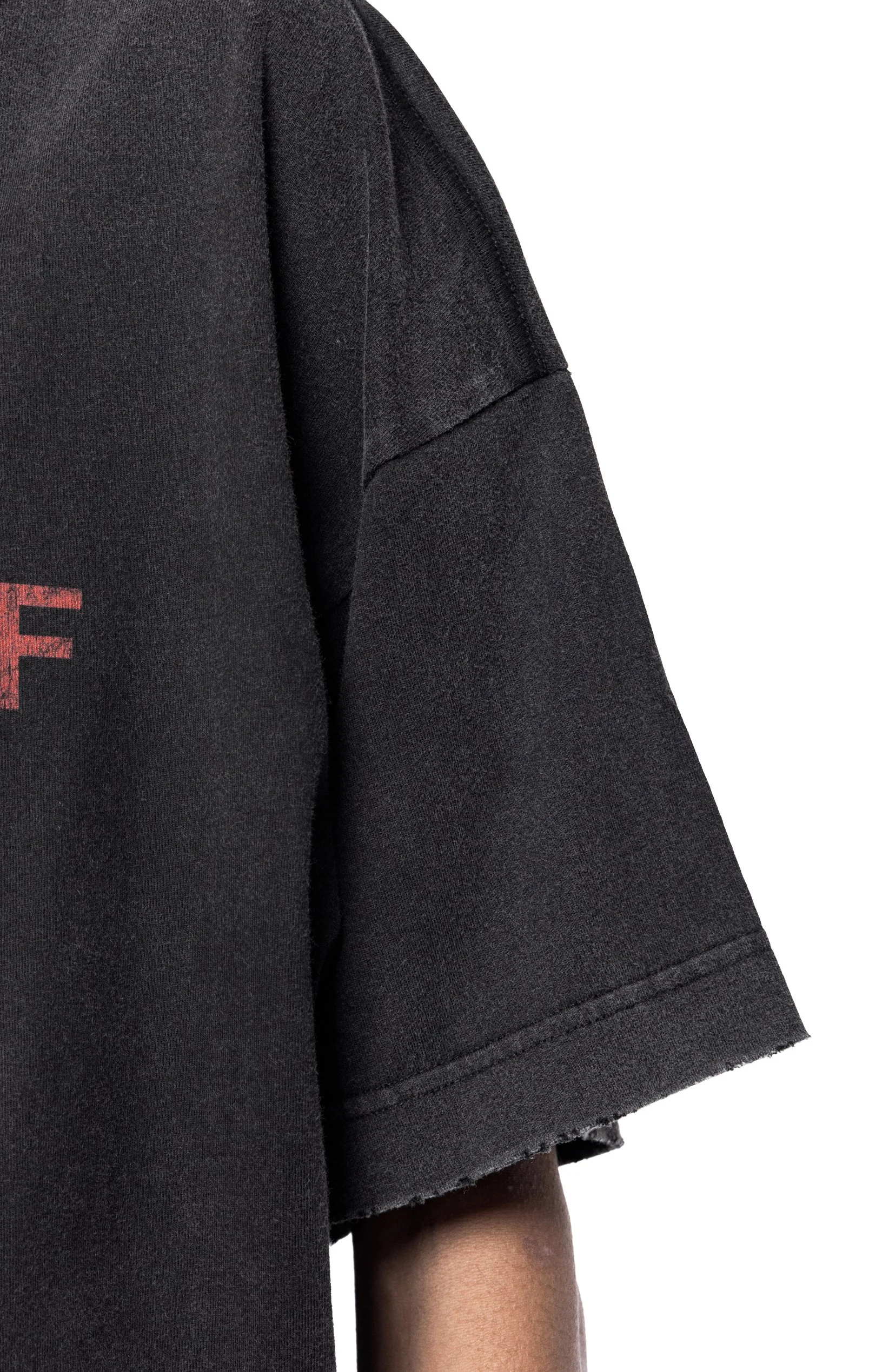 ARNODEFRANCE - VINTAGE CROPPED T-SHIRT WASHED BLACK 'ADF 06.jpg