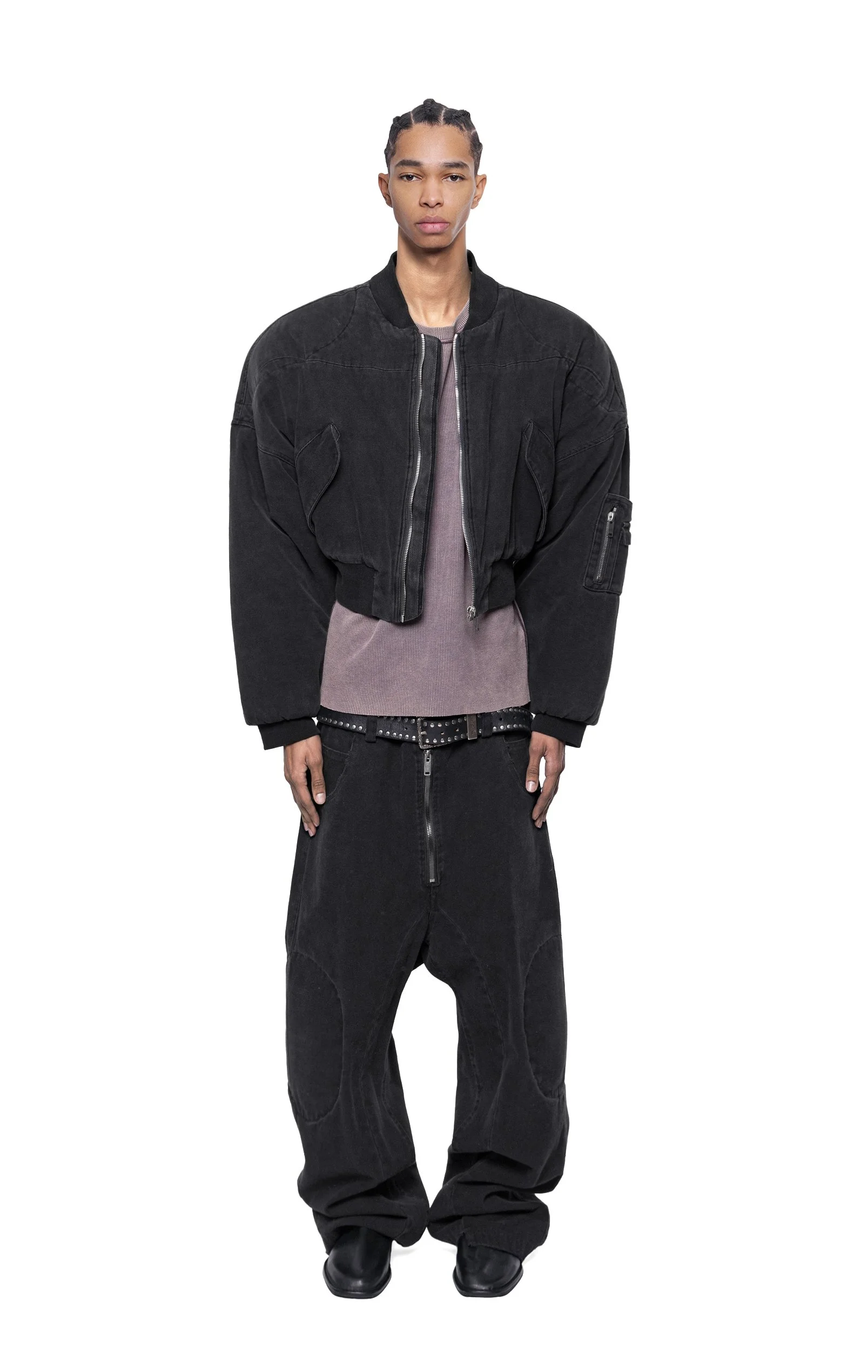 ARNODEFRANCE - BERLIN CROPPED BOMBER JACKET 02.jpg