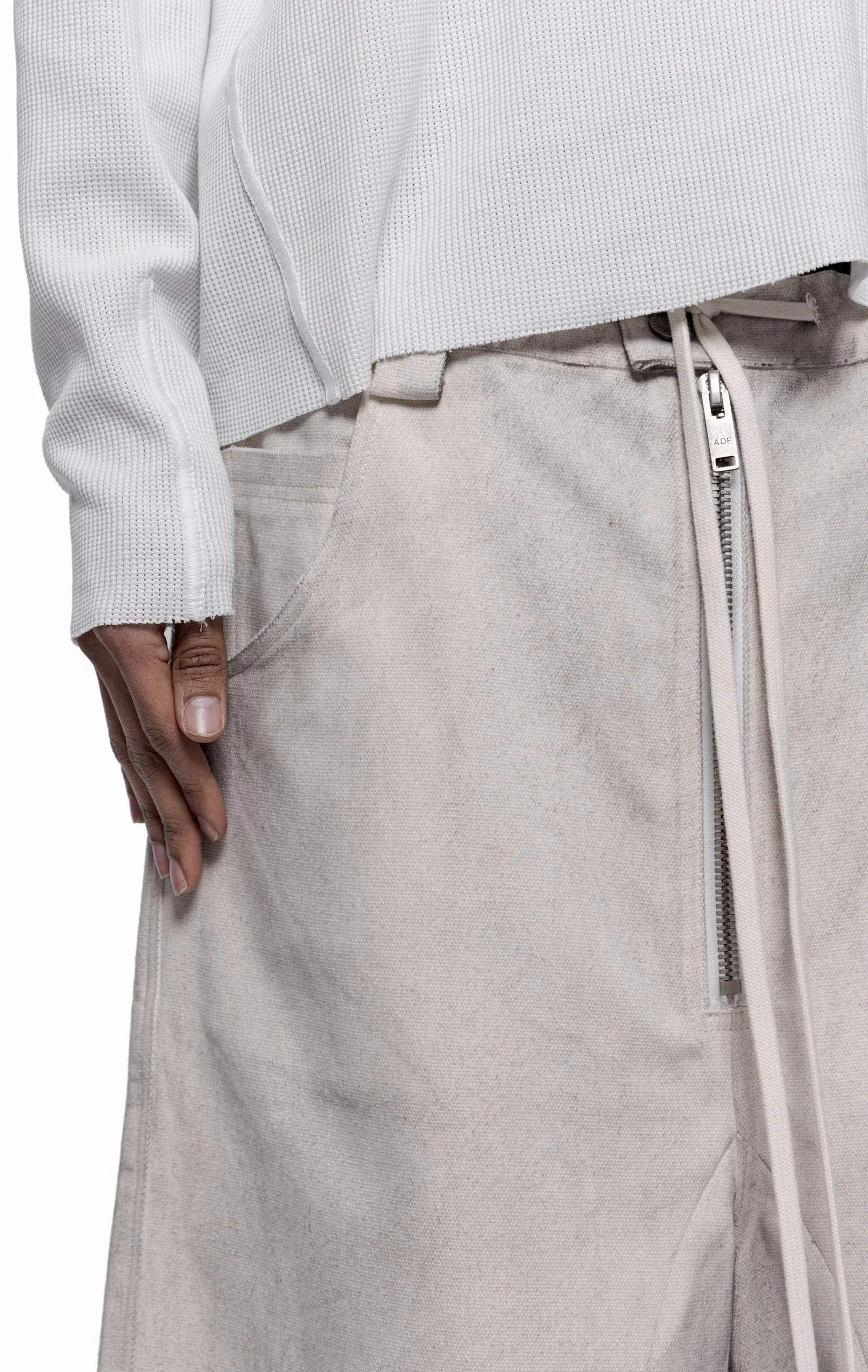 ARNODEFRANCE - DIRTY CANVAS BAGGY SHORTS 05.jpg