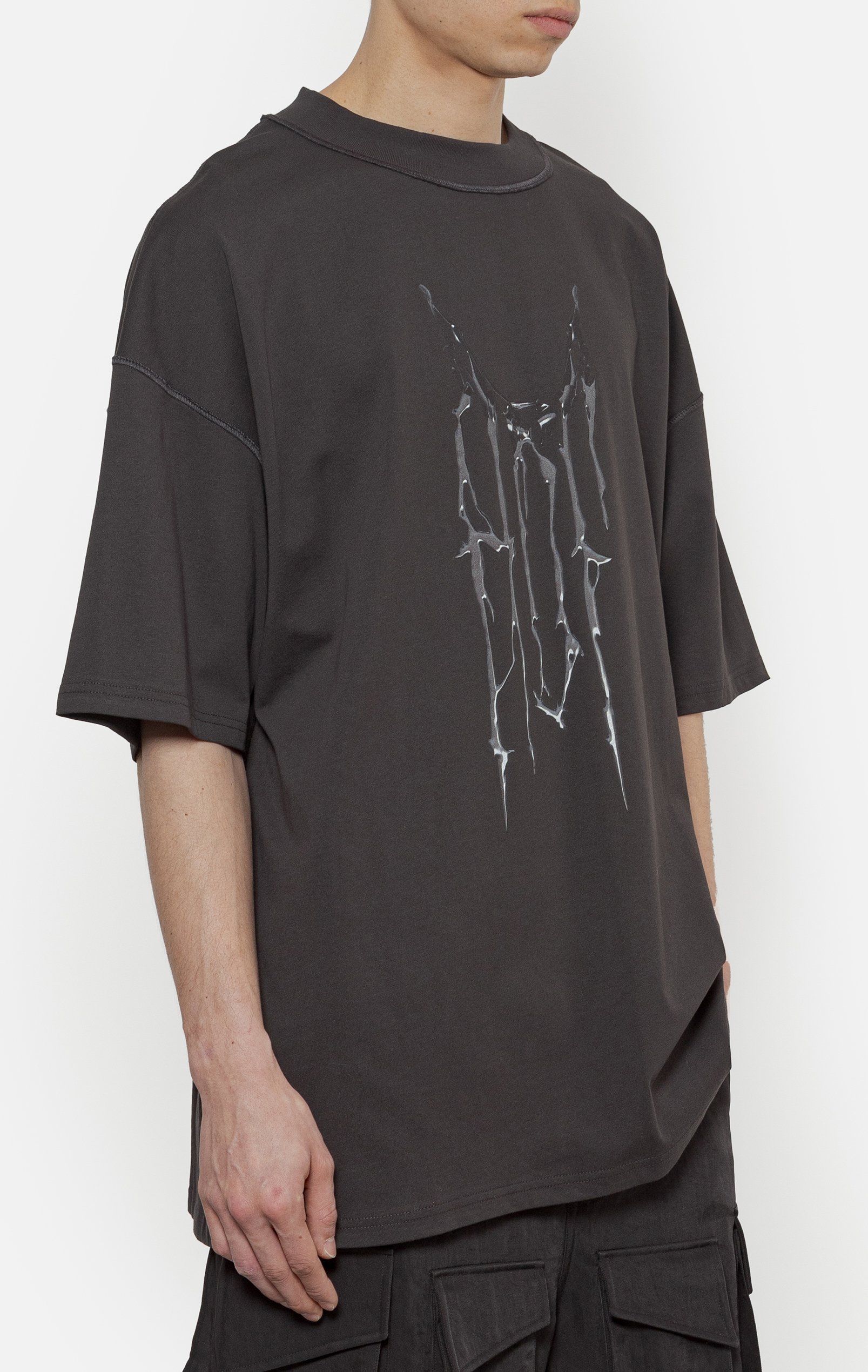 Tee-shirt noir IGOL avec illustration Fraco