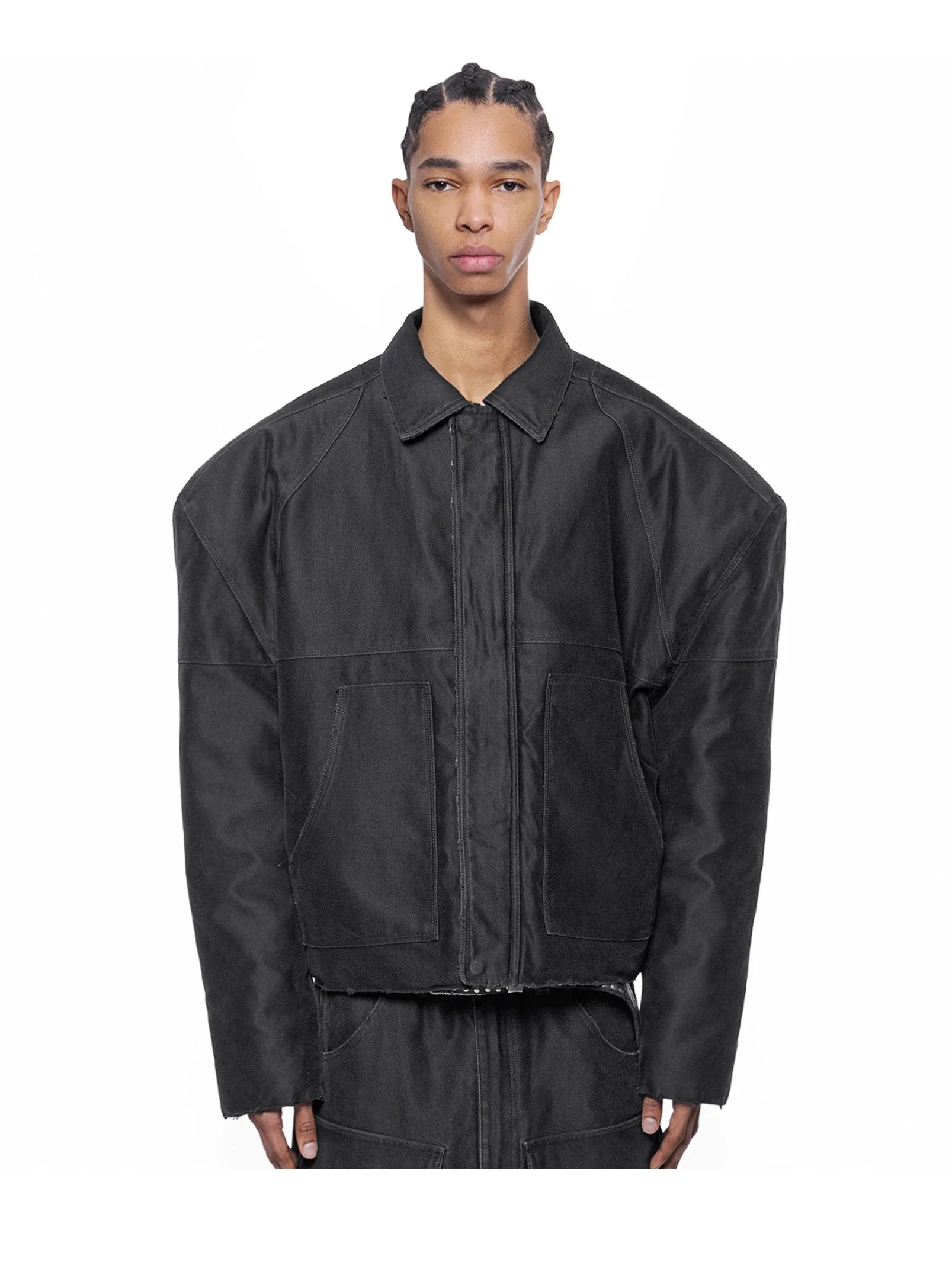 ARNODEFRANCE - BULWARK MOLESKIN TRUCKER JACKET 01.jpg