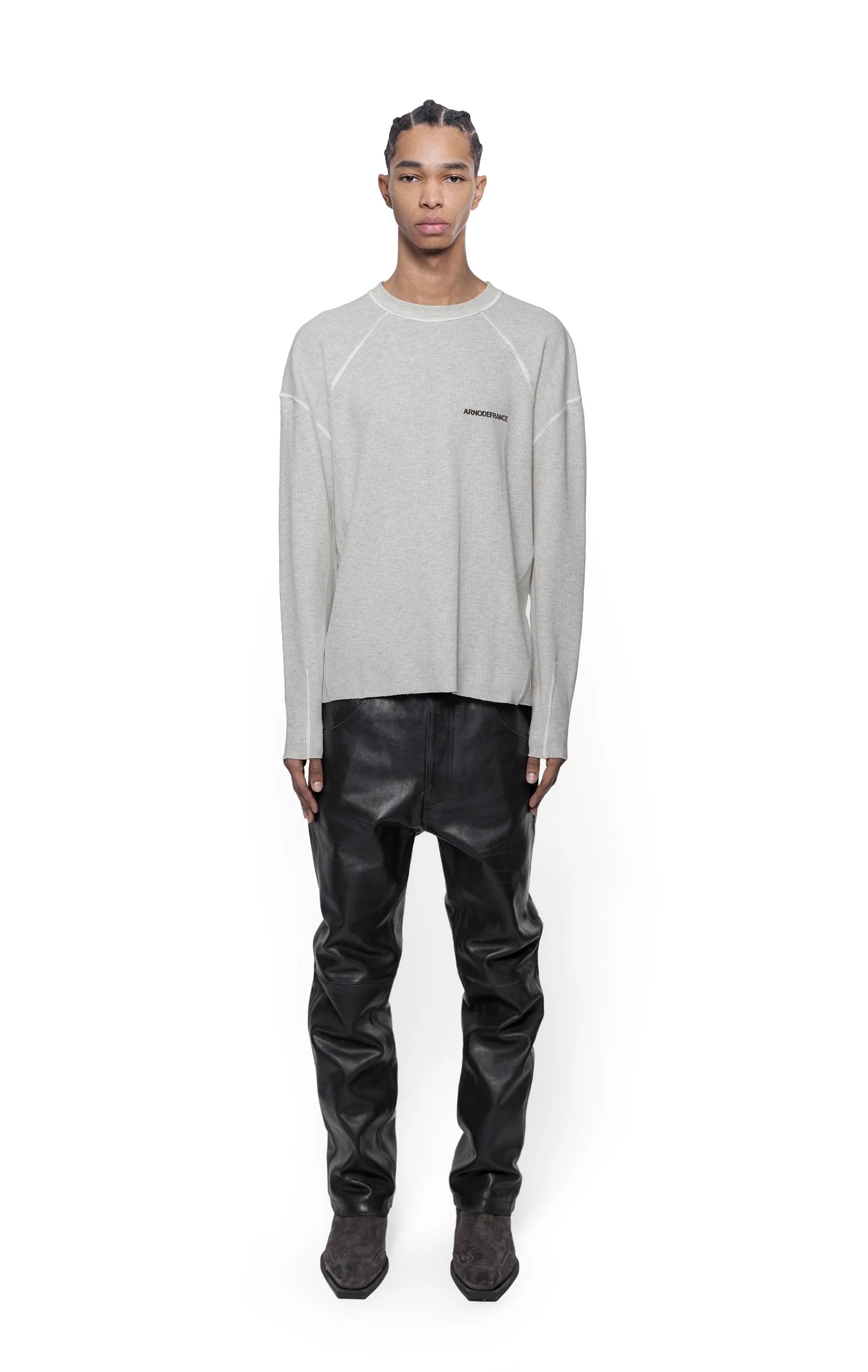 ARNODEFRANCE - WAFFLE LS TEE HEATHER GREY 02.jpg