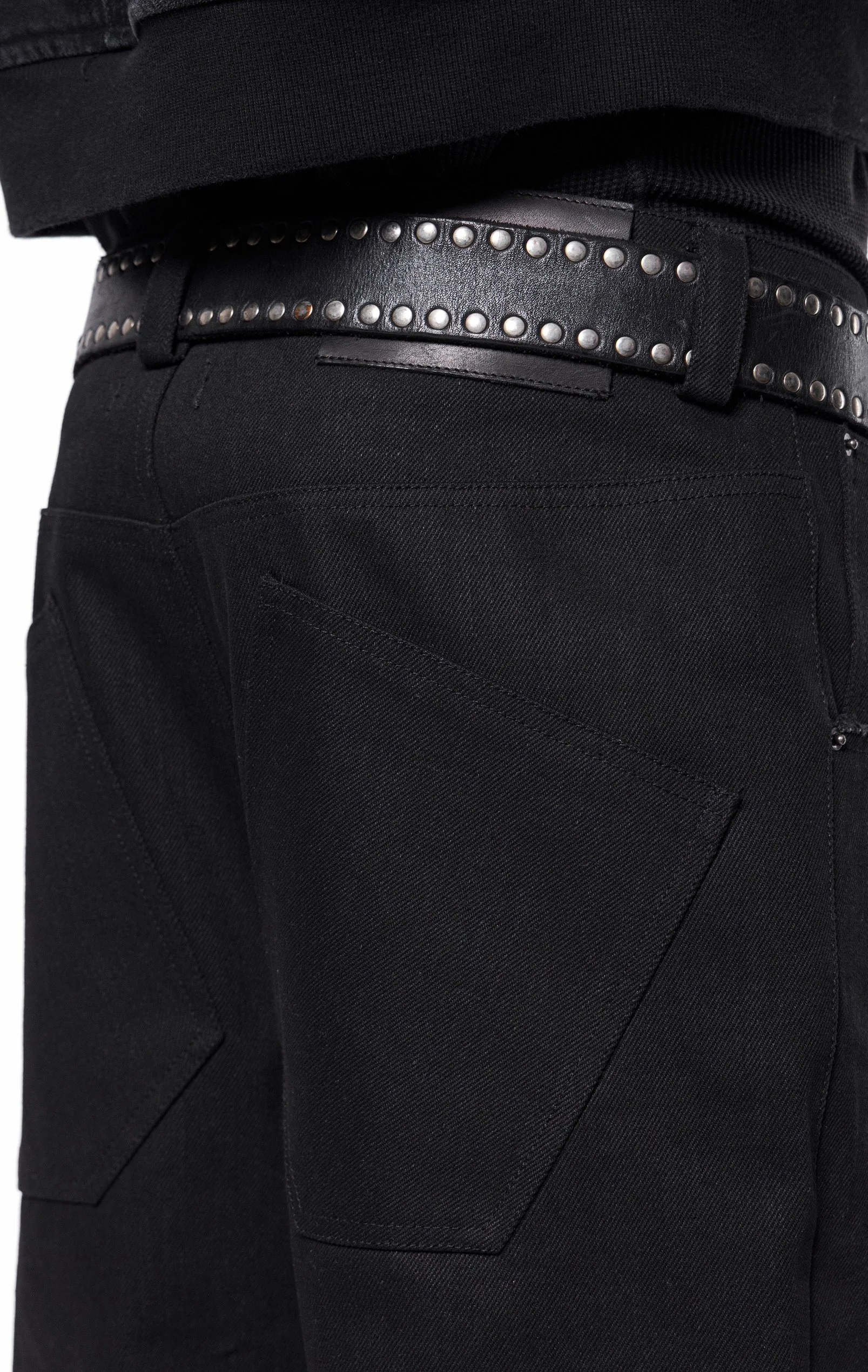ARNODEFRANCE - DENIM FLARE JEANS BLACK 08.jpg