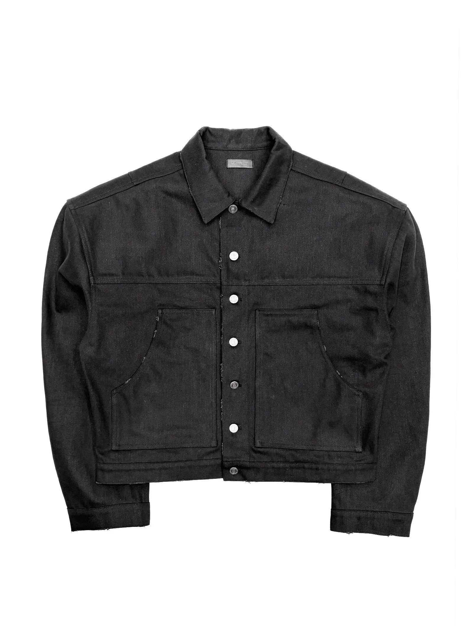 ARNODEFRANCE -  CITY DENIM TRUCKER JACKET BLACK 0.jpg