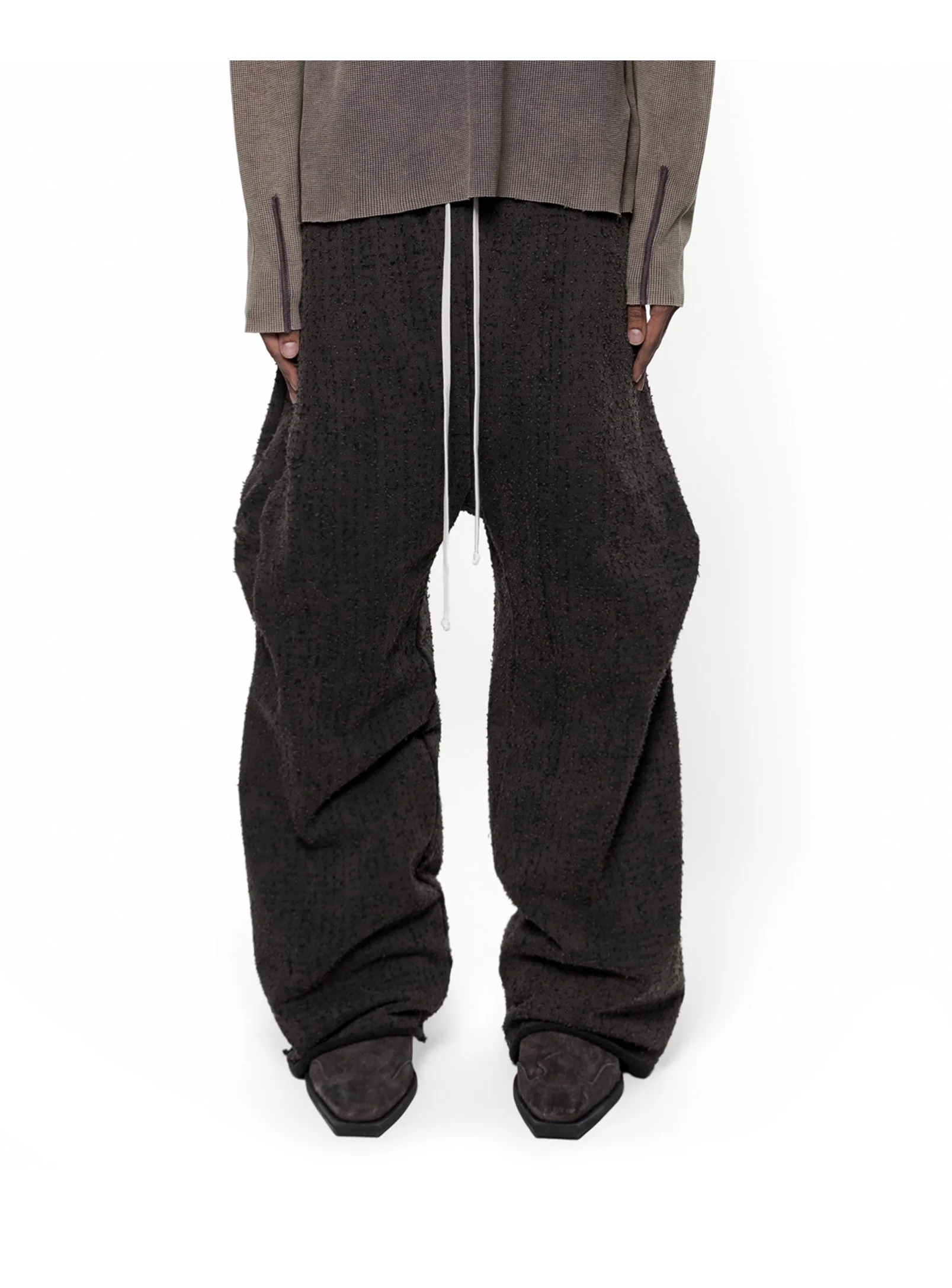 ARNODEFRANCE - BROKEN LOOP SWEATPANTS MUD 01.jpg
