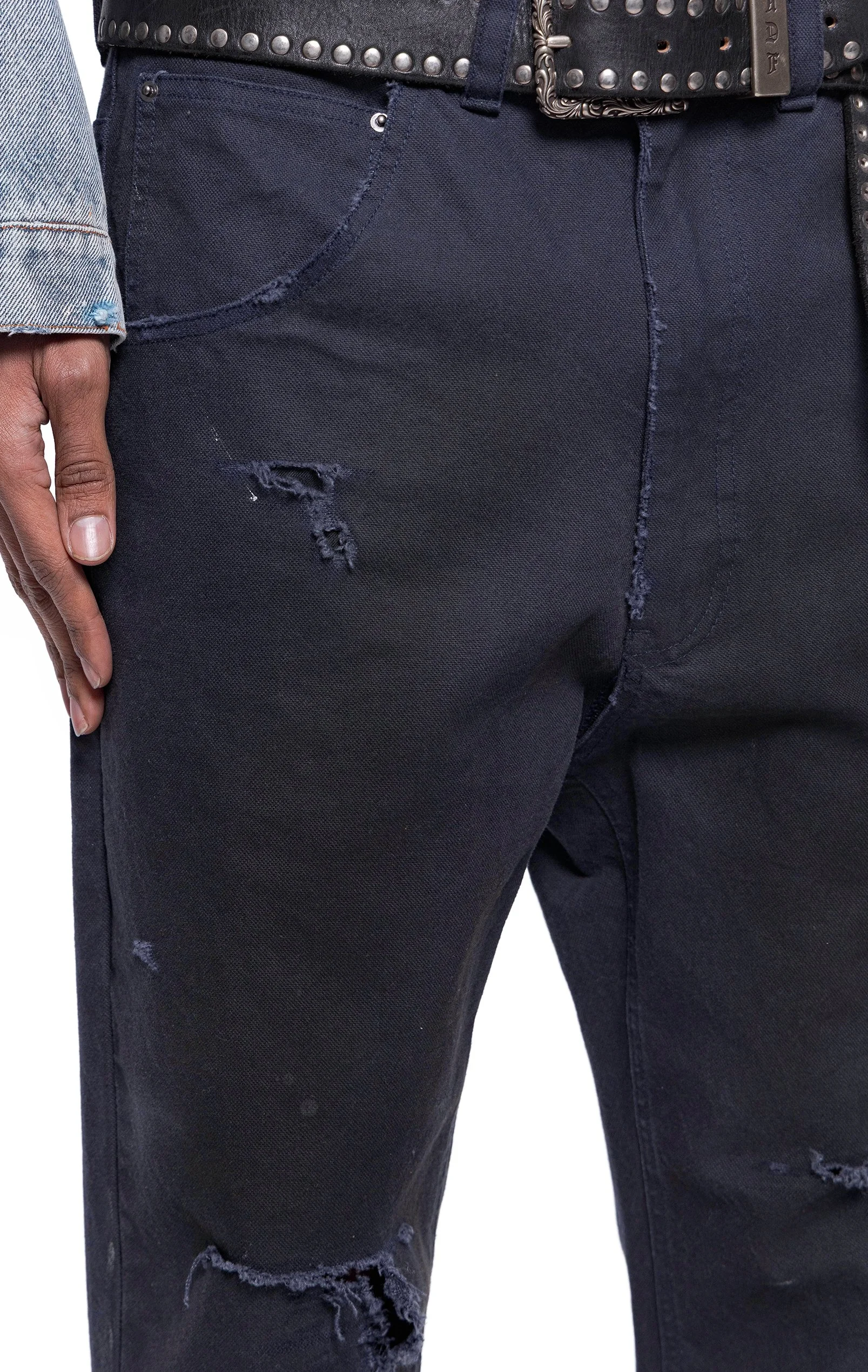 ARNODEFRANCE - CANVAS FLARE PANTS DIRTY NAVY 05.jpg
