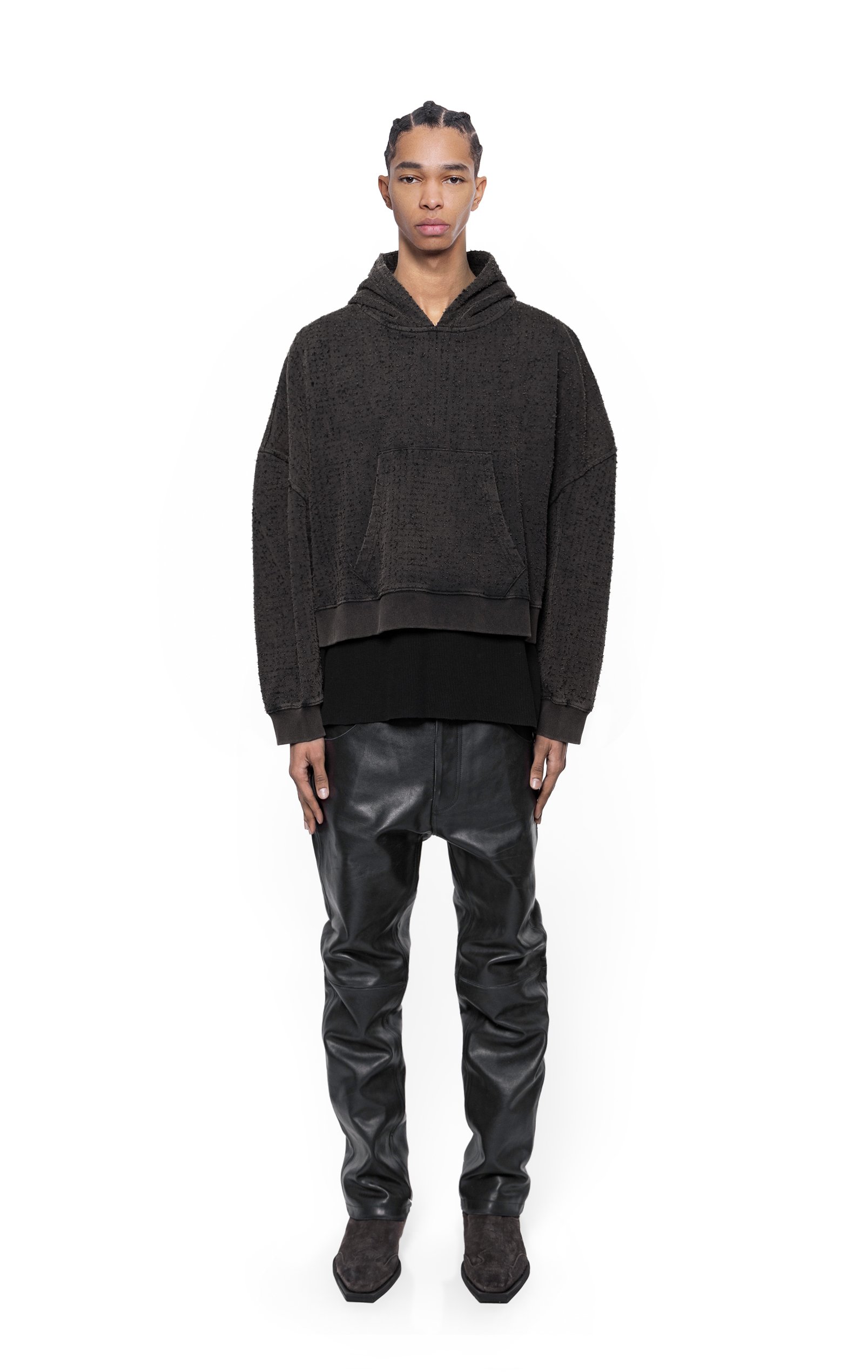ARNODEFRANCE - BROKEN LOOP HOODIE MUD 02.jpg