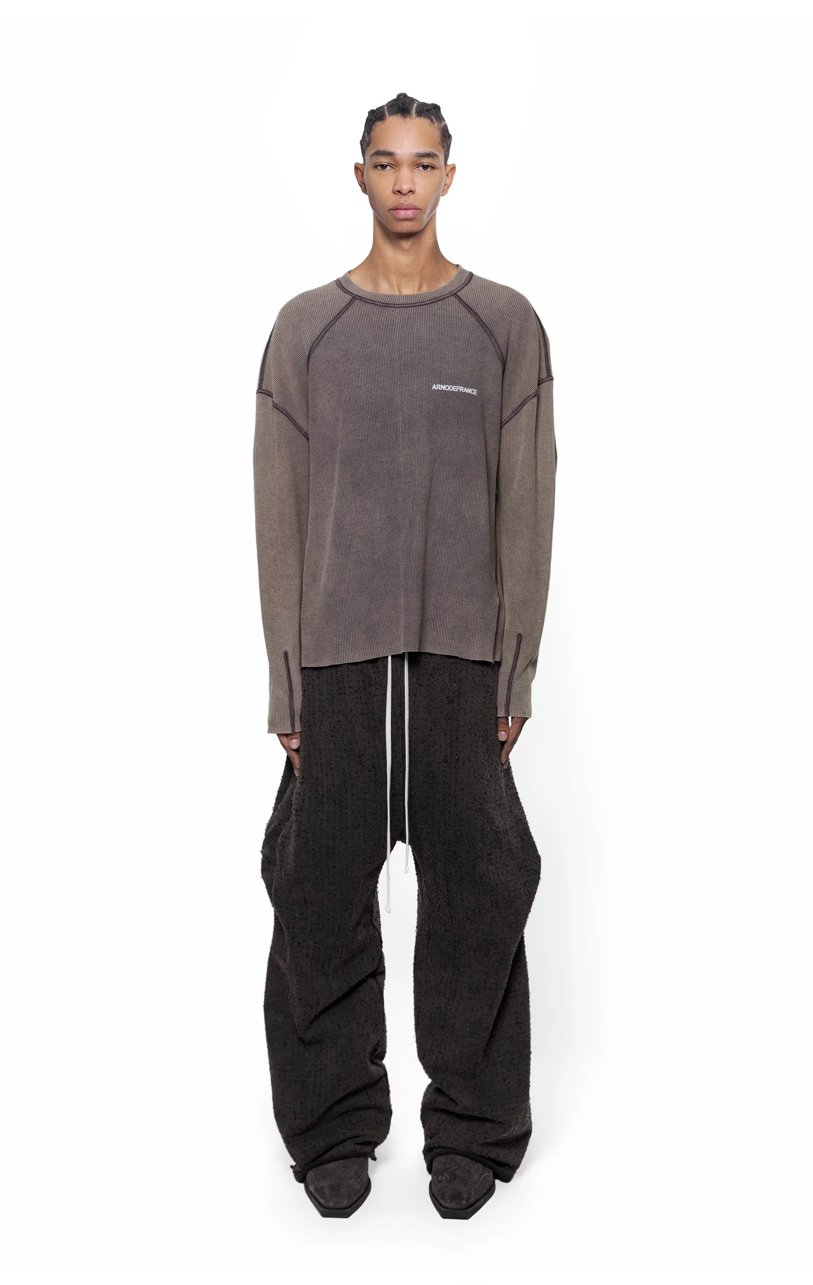 ARNODEFRANCE - BROKEN LOOP SWEATPANTS MUD 02.jpg