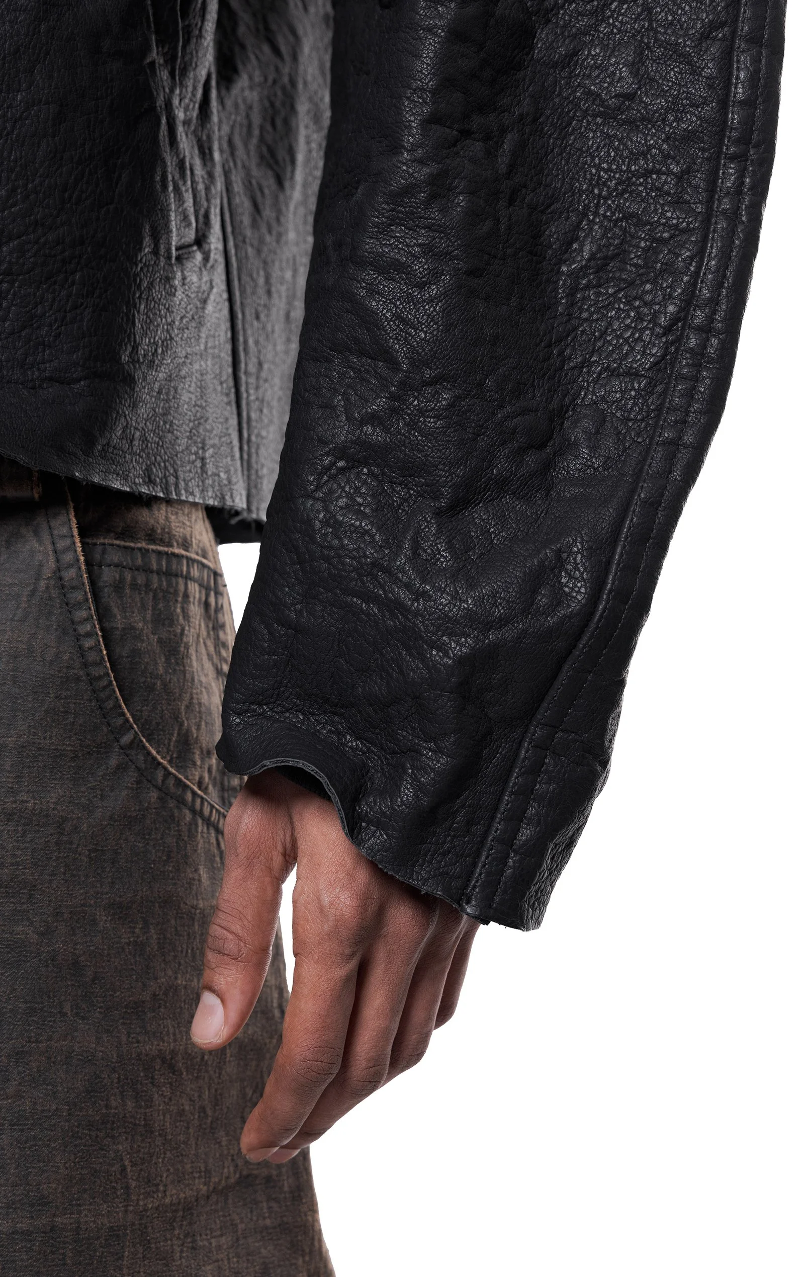 ARNODEFRANCE - METALIZED LEATHER JACKET 8.jpg