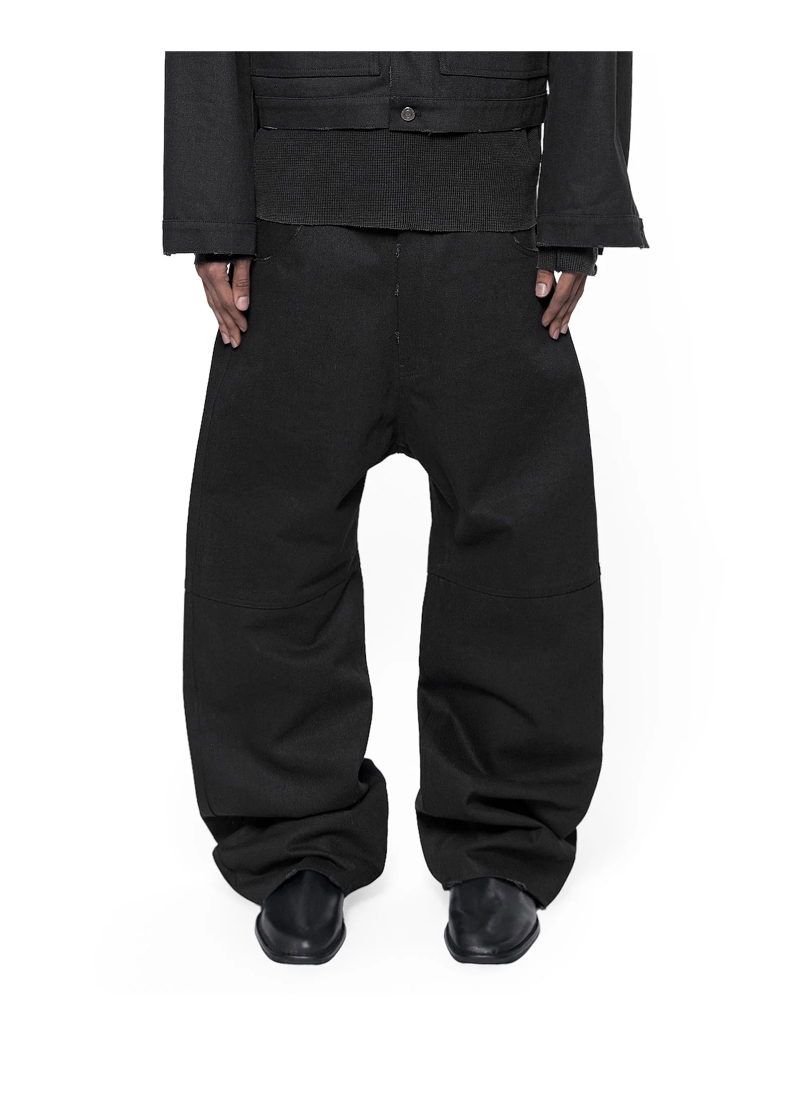 ARNODEFRANCE - DENIM BAGGY JEANS BLACK 01.jpg