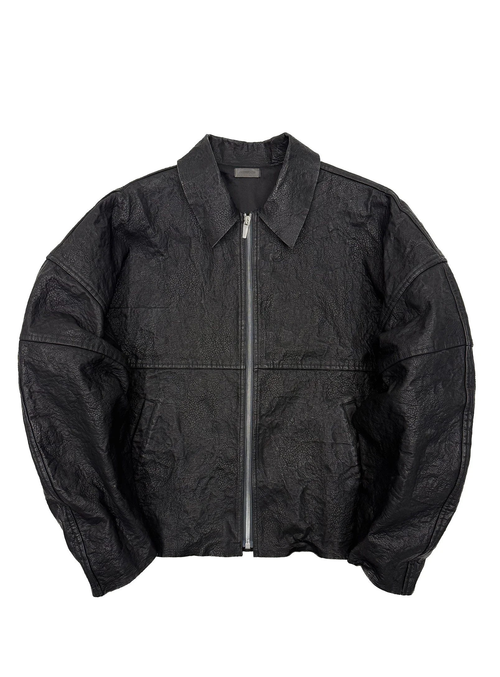 ARNODEFRANCE - METALIZED LEATHER JACKET 01.jpg
