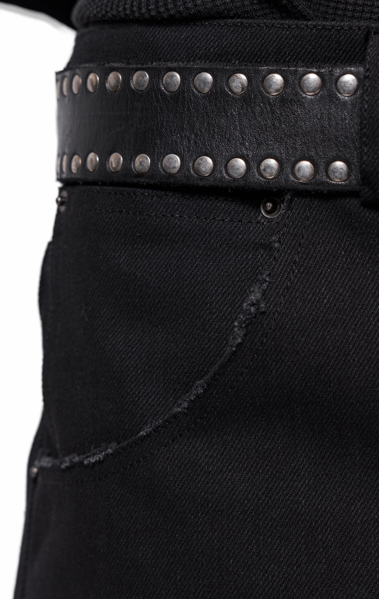 ARNODEFRANCE - DENIM FLARE JEANS BLACK 06.jpg