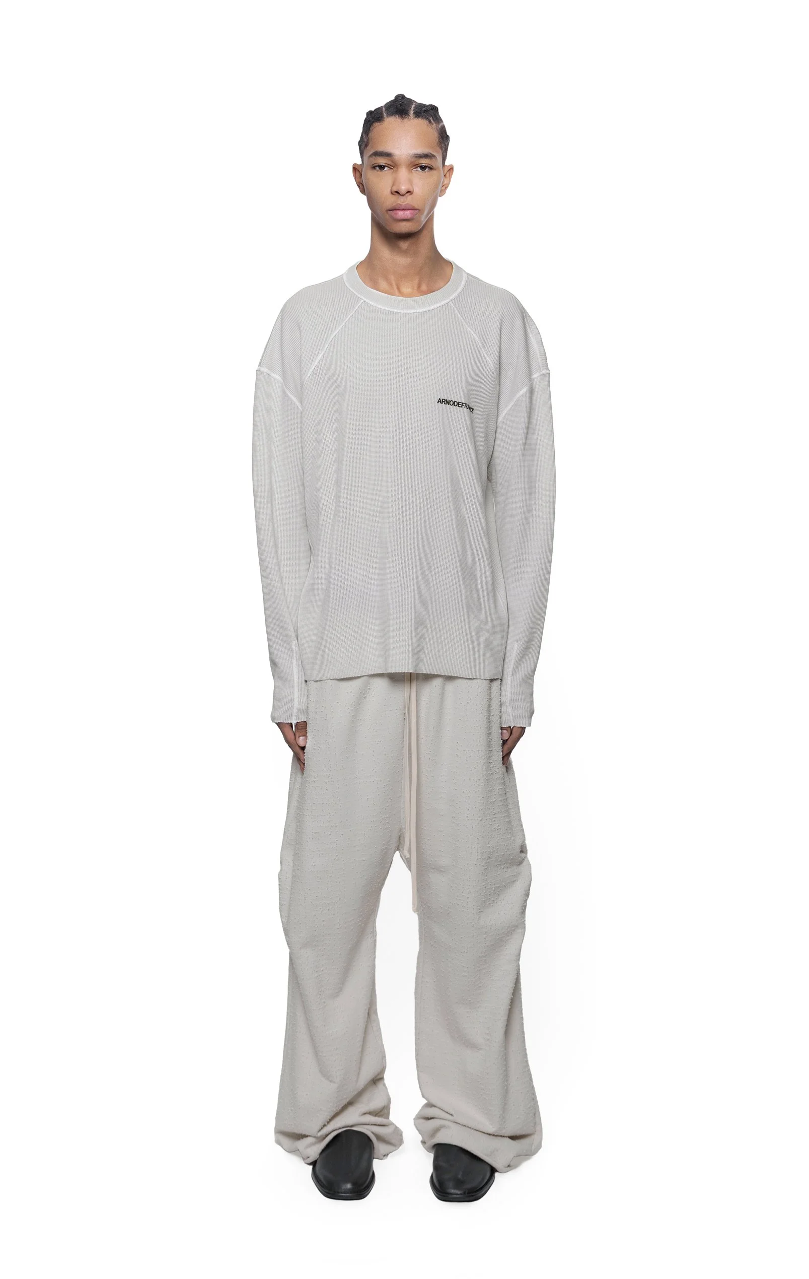 ARNODEFRANCE - ARNODEFRANCE - BROKEN LOOP SWEATPANTS BONE 02.jpg