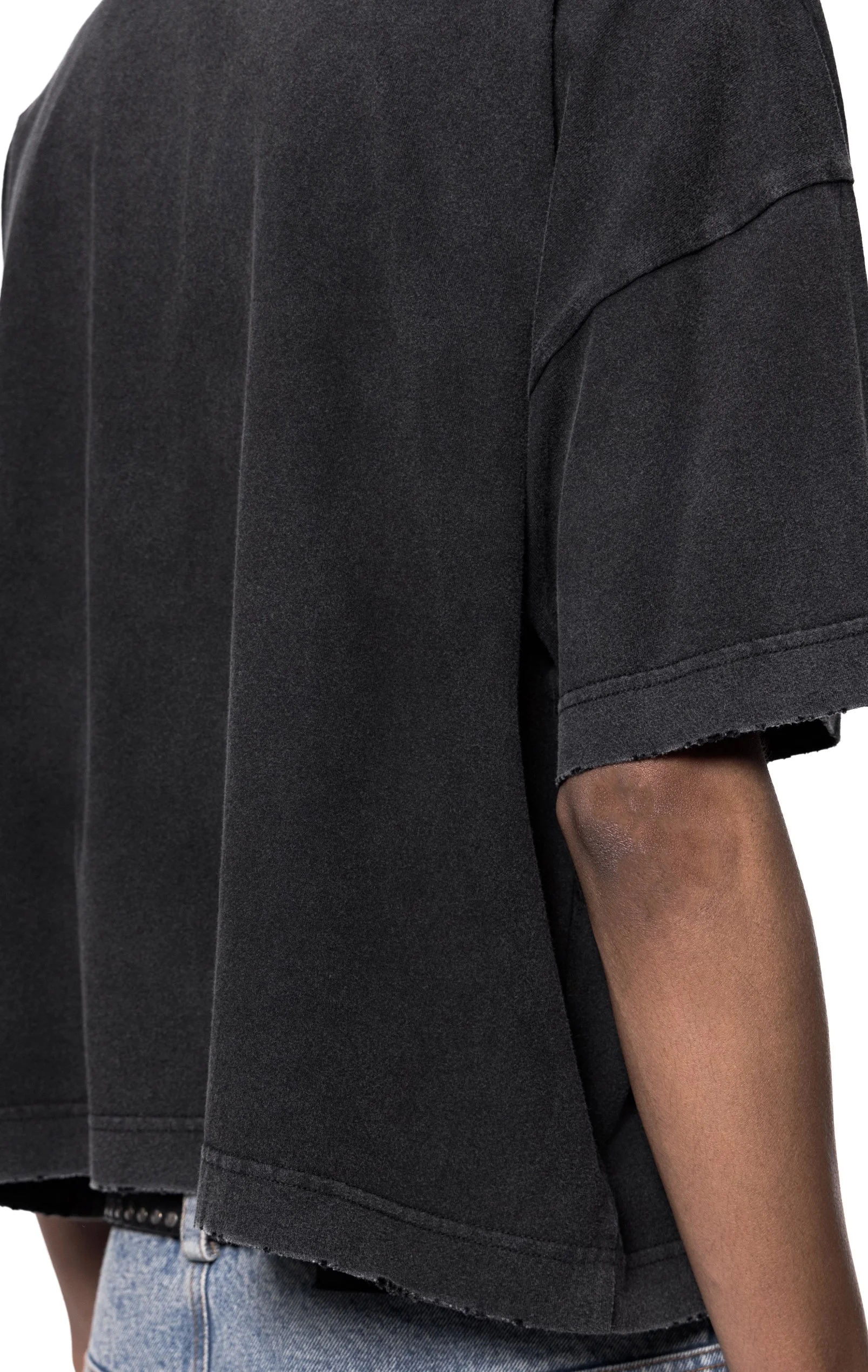 ARNODEFRANCE - VINTAGE CROPPED T-SHIRT WASHED BLACK 'ADF 09.jpg