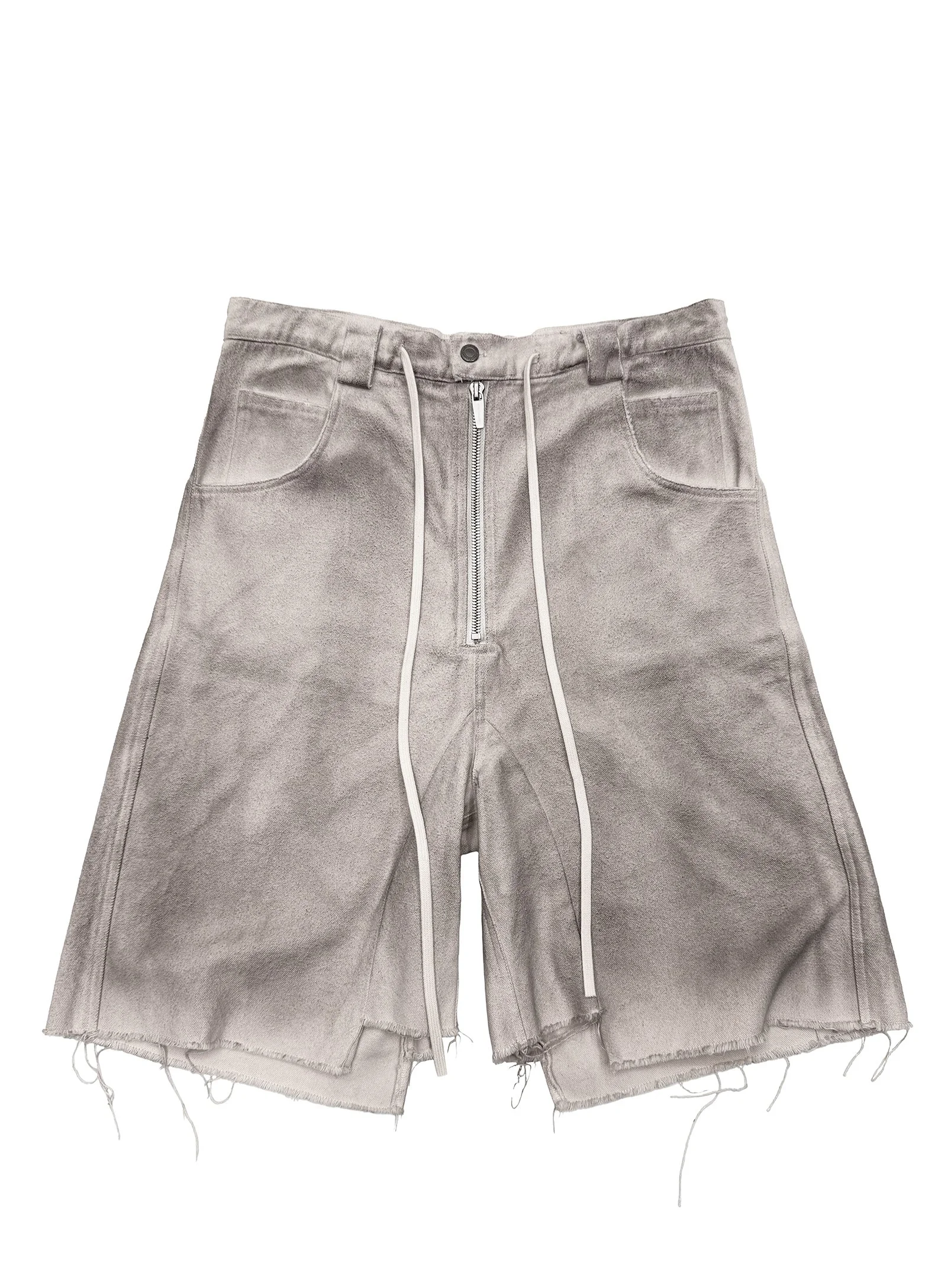 ARNODEFRANCE - DIRTY CANVAS BAGGY SHORTS 0.jpg