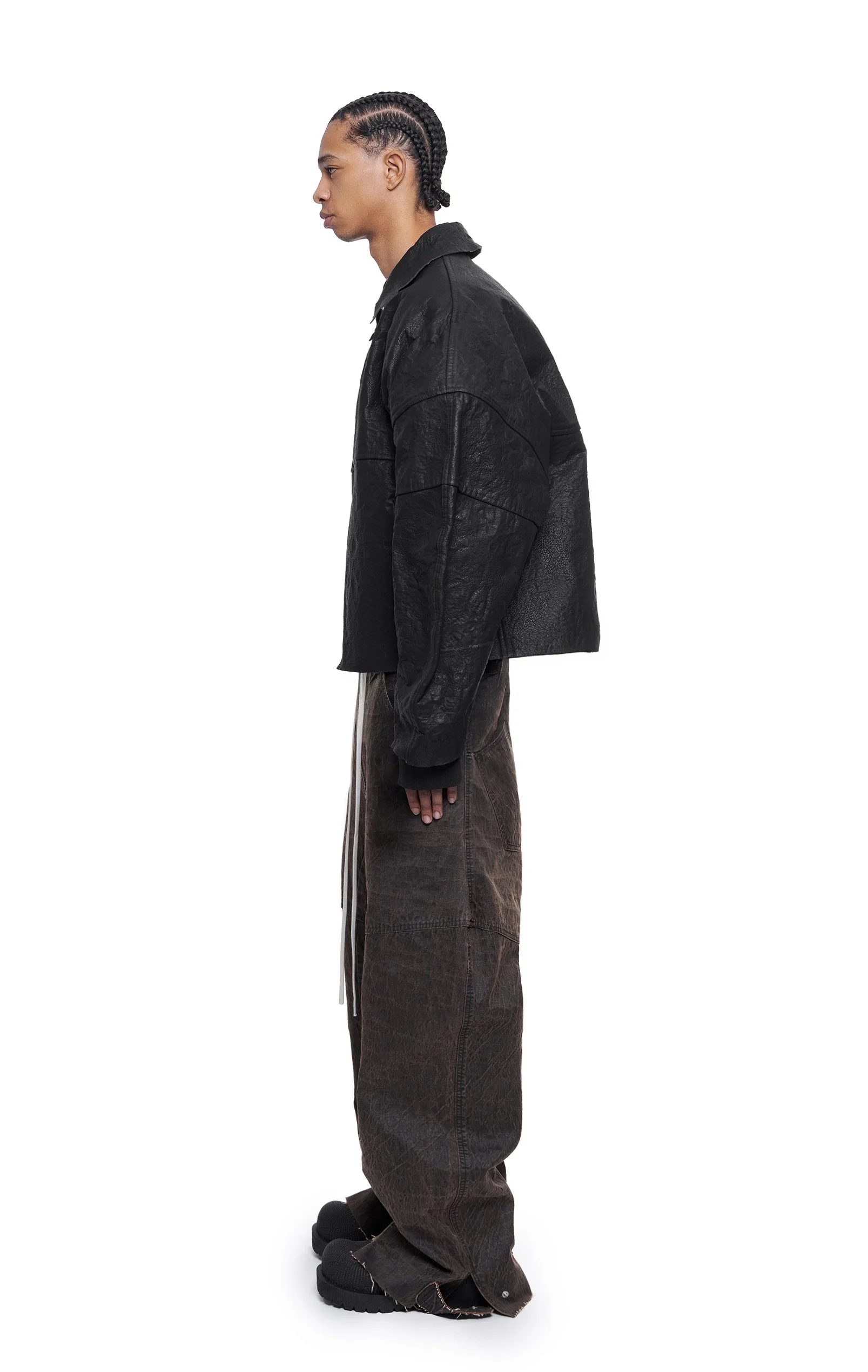 ARNODEFRANCE - METALIZED LEATHER JACKET 3.jpg