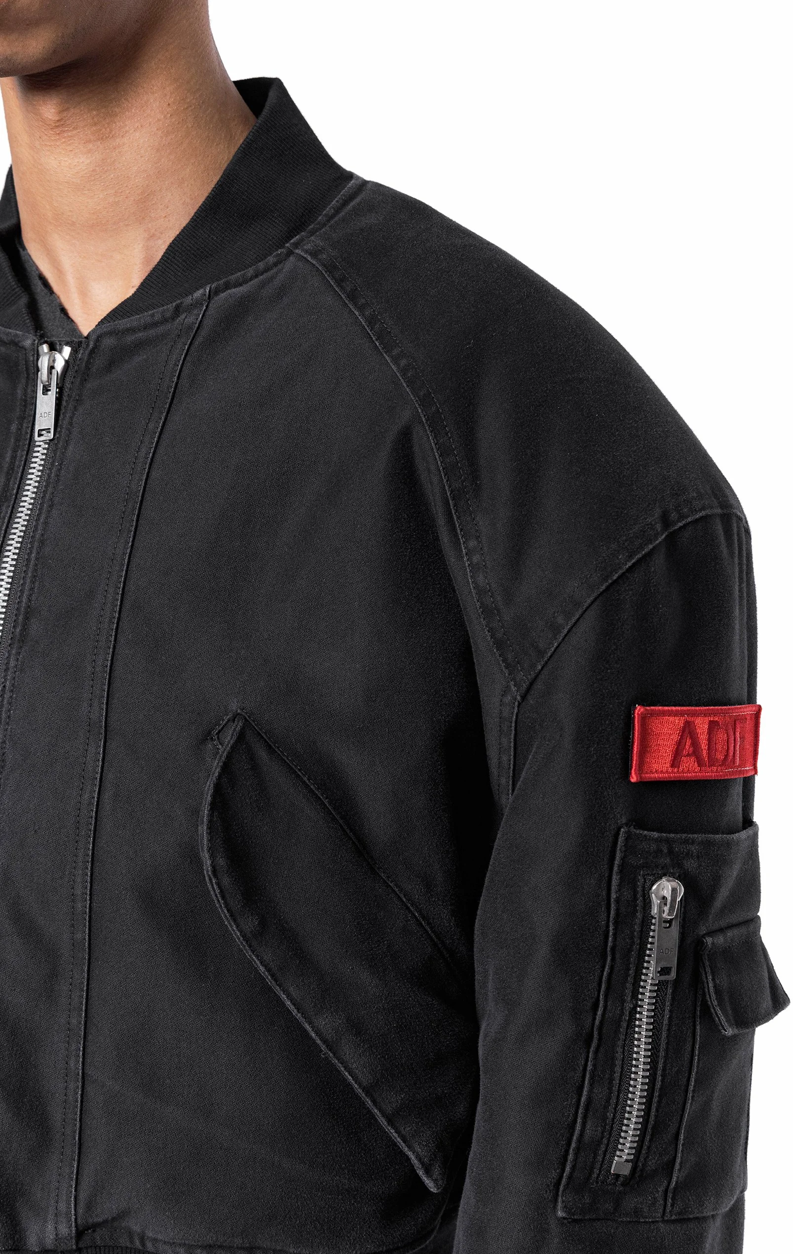 ARNODEFRANCE - RIOT MOLESKIN CROPPED BOMBER JACKET 07.jpg
