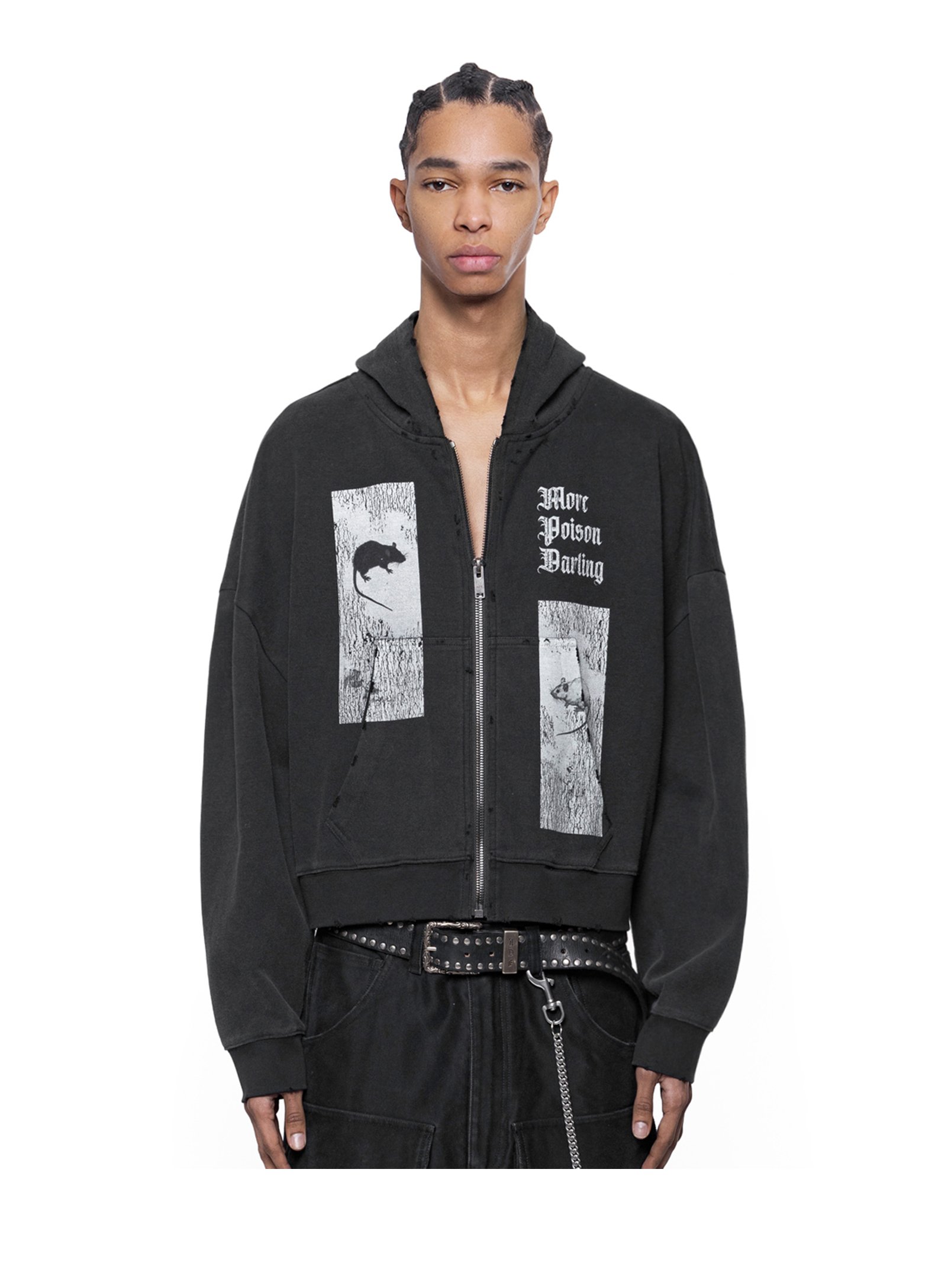 ARNODEFRANCE - ZIP HOODIE 'MORE POISON DARLING' 01.jpg