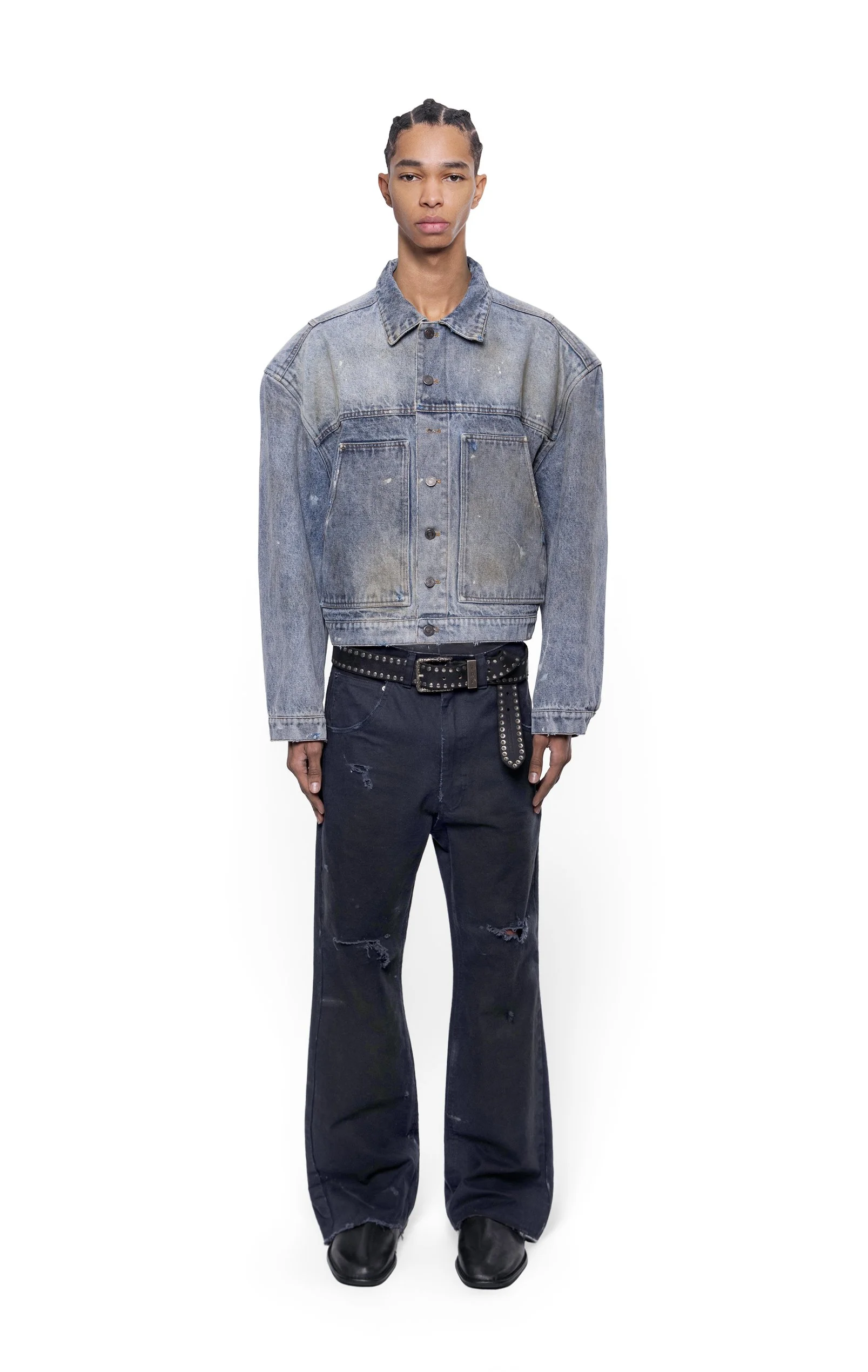 ARNODEFRANCE - CANVAS FLARE PANTS DIRTY NAVY 02.jpg