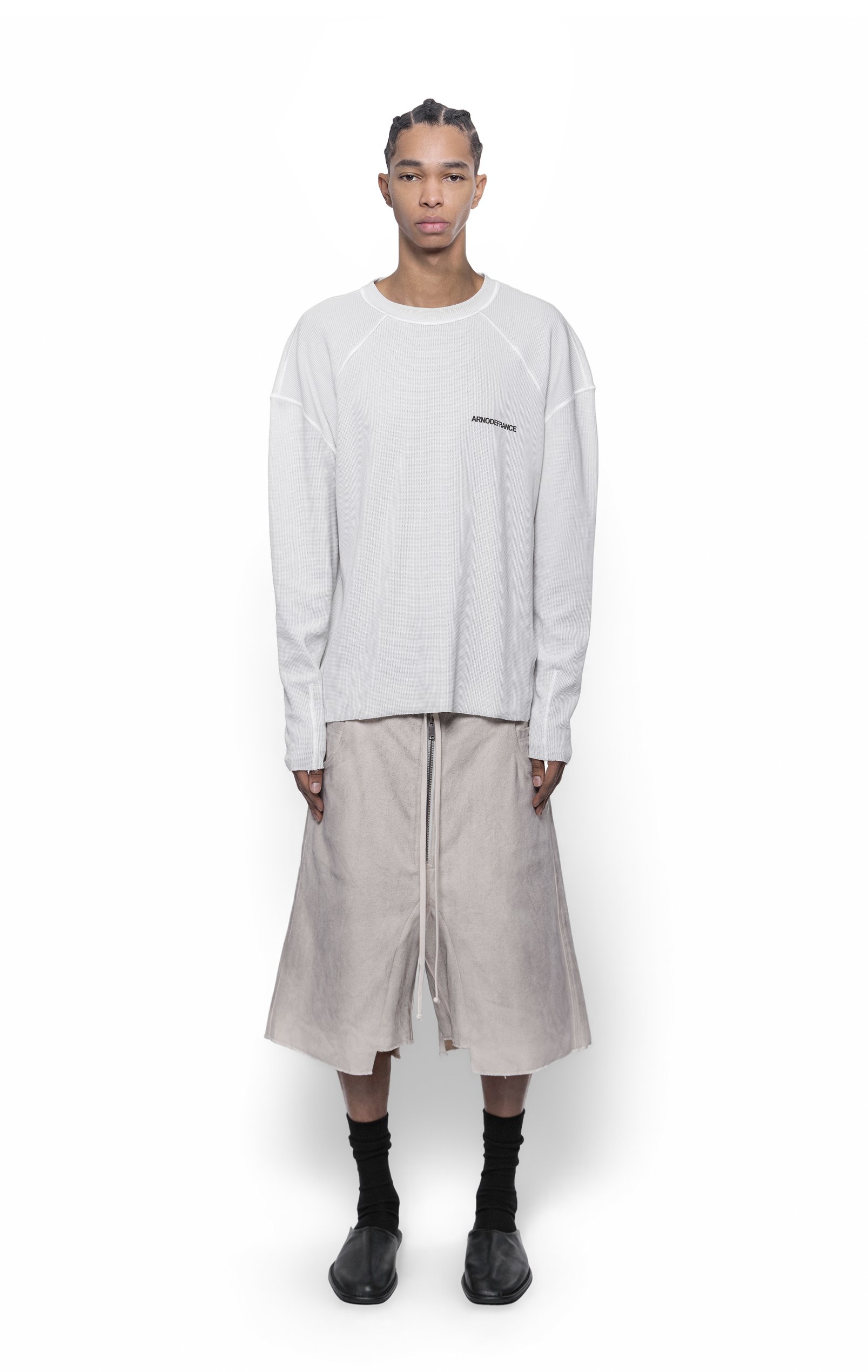 ARNODEFRANCE - DIRTY CANVAS BAGGY SHORTS 02.jpg