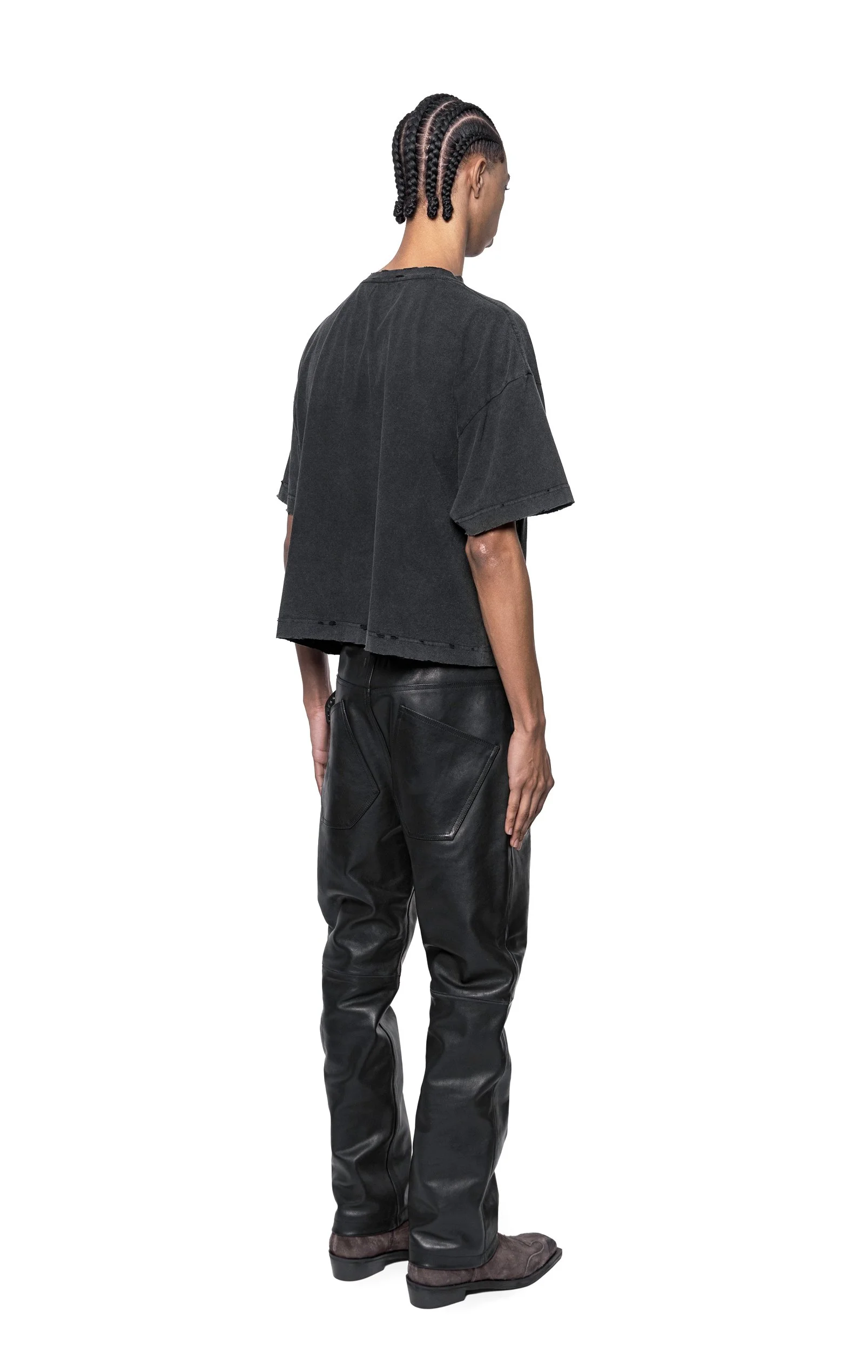 ARNODEFRANCE - VINTAGE CROPPED T-SHIRT WASHED BLACK 'ARNODEFRANCE' 04.jpg