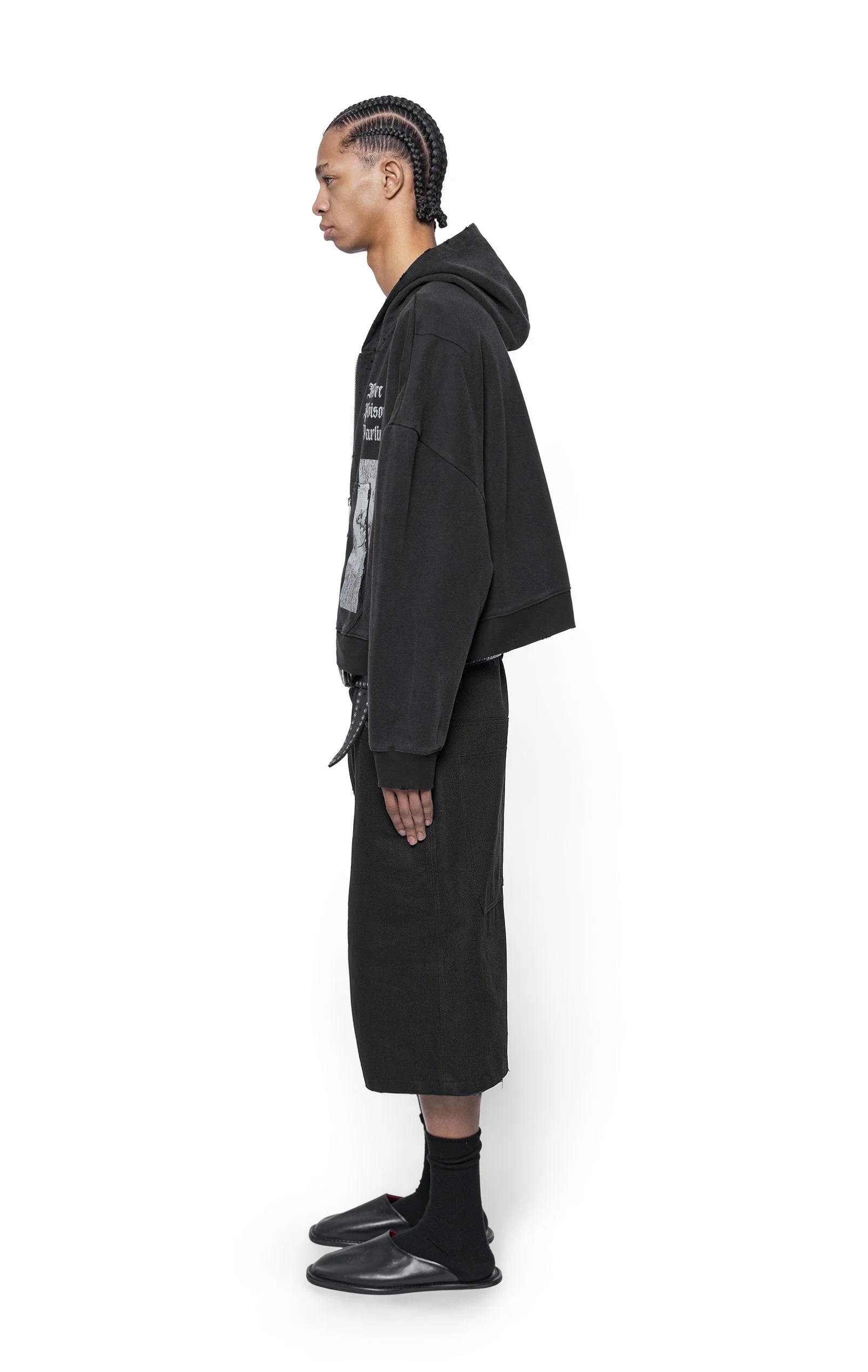 ARNODEFRANCE - DENIM BAGGY SHORTS BLACK 03.jpg